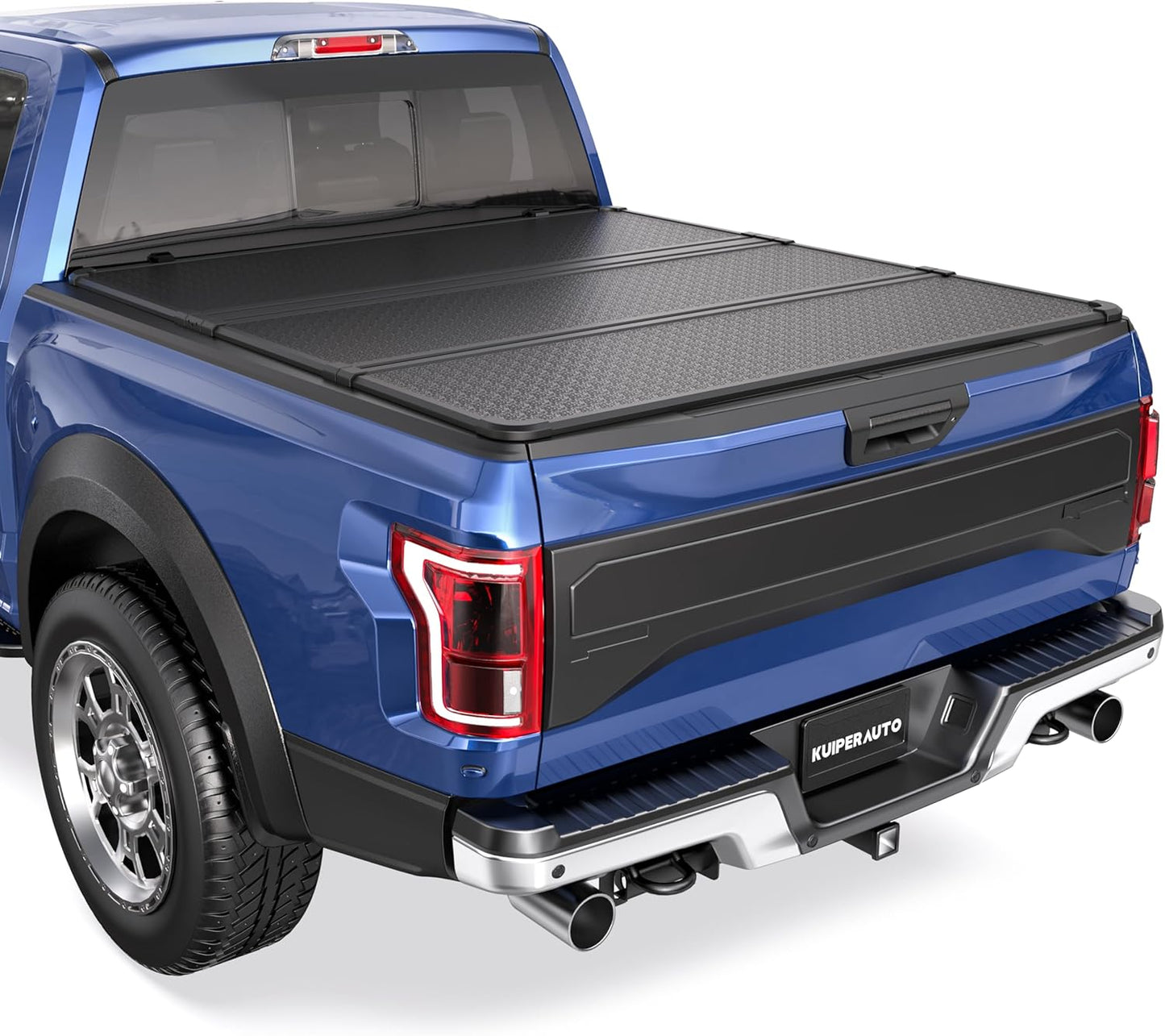 Tri 3-Flip 5.5 FT Soft Truck Bed Tonneau Cover Compatible with 2009-2014 Ford F150 F-150 Styleside (Excl Raptor Series) Truck Bed Cover