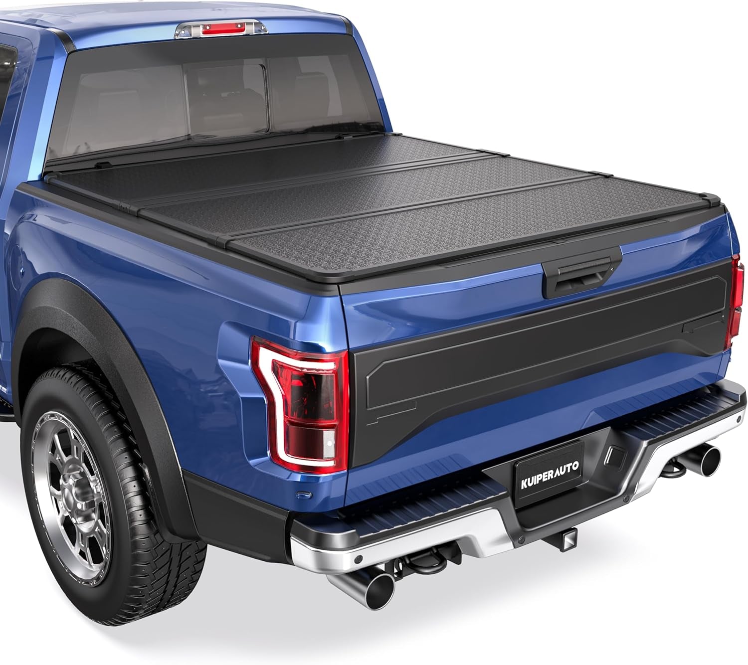 Tri 3-Flip 5.5 FT Soft Truck Bed Tonneau Cover Compatible with 2009-2014 Ford F150 F-150 Styleside (Excl Raptor Series) Truck Bed Cover