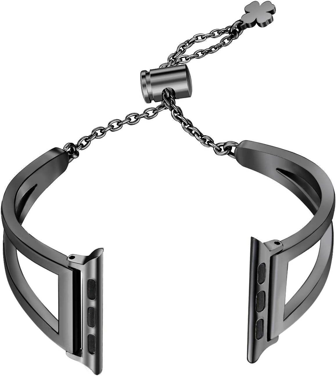 Stainless Steel Bands Compatible with Apple Watch Bands 38Mm 40Mm 41Mm 42Mm 44Mm 45Mm Iwatch Series 9/8/7/6/5/4/3/2/1/SE, Dressy Metal Bangle Bracelet Women