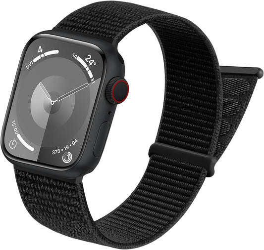 Sport Loop Band Compatible with Apple Watch Bands 42Mm 44Mm 45Mm 46Mm 49Mm 38Mm 40Mm 41Mm for Men Women,Stretch Adjustable Braided Nylon Straps for Iwatch Series 10/9/8/7/6/5/4/3/2/1/Se/Ultra