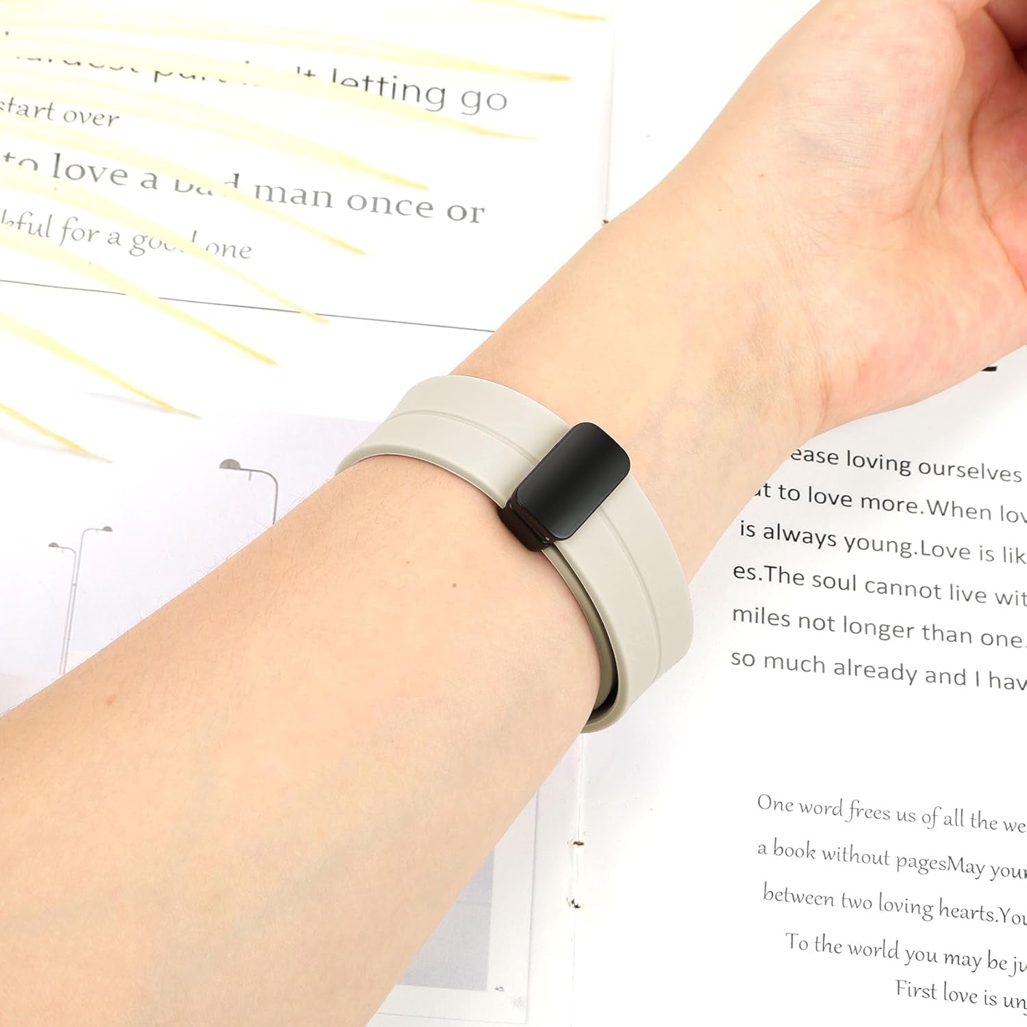 Silicone Watch Band Compatible with Apple Watch Band 38Mm 40Mm 41Mm 42Mm 44Mm 45Mm 49Mm, Magnetic Folding Buckle Sport Watch Strap for Women Men,Adjustable Watch Wristband for Iwatch Series 8/7/6/5/4/3/2/1 Se Ultra