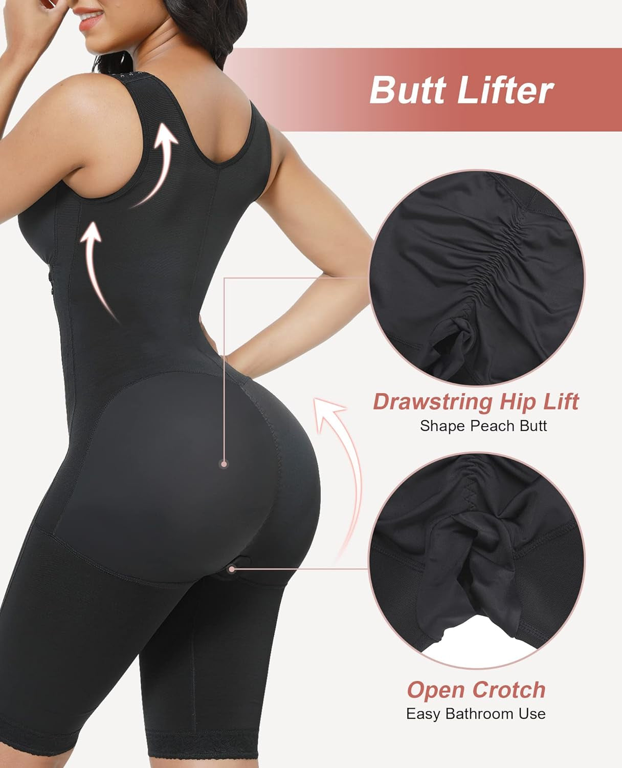 Fajas Colombianas Moldeadoras Shapewear BBL for Women Tummy Control Stage 2 Post Surgery Compression Garment