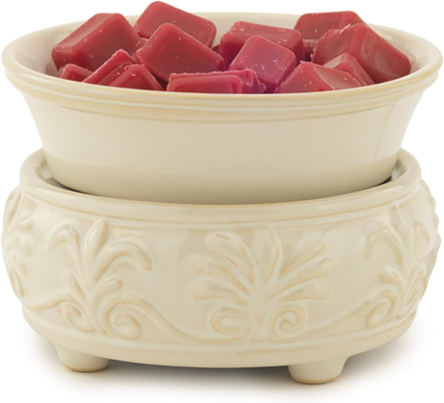 ETC 2-In-1 Candle and Fragrance Warmer for Warming Scented Candles or Wax Melts and Tarts with to Freshen Room, Midas