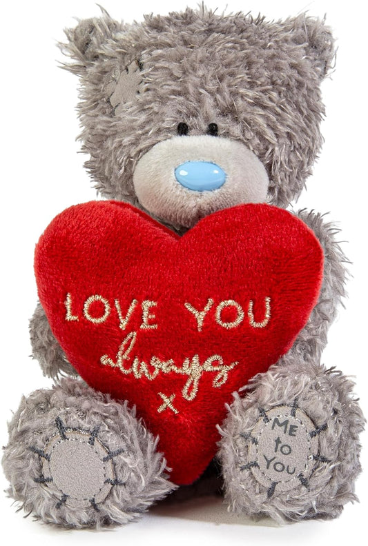Me to You Tatty Teddy 'Love You Always' 10Cm Bear - Official Valentine'S Day Collection, Grey UK UK