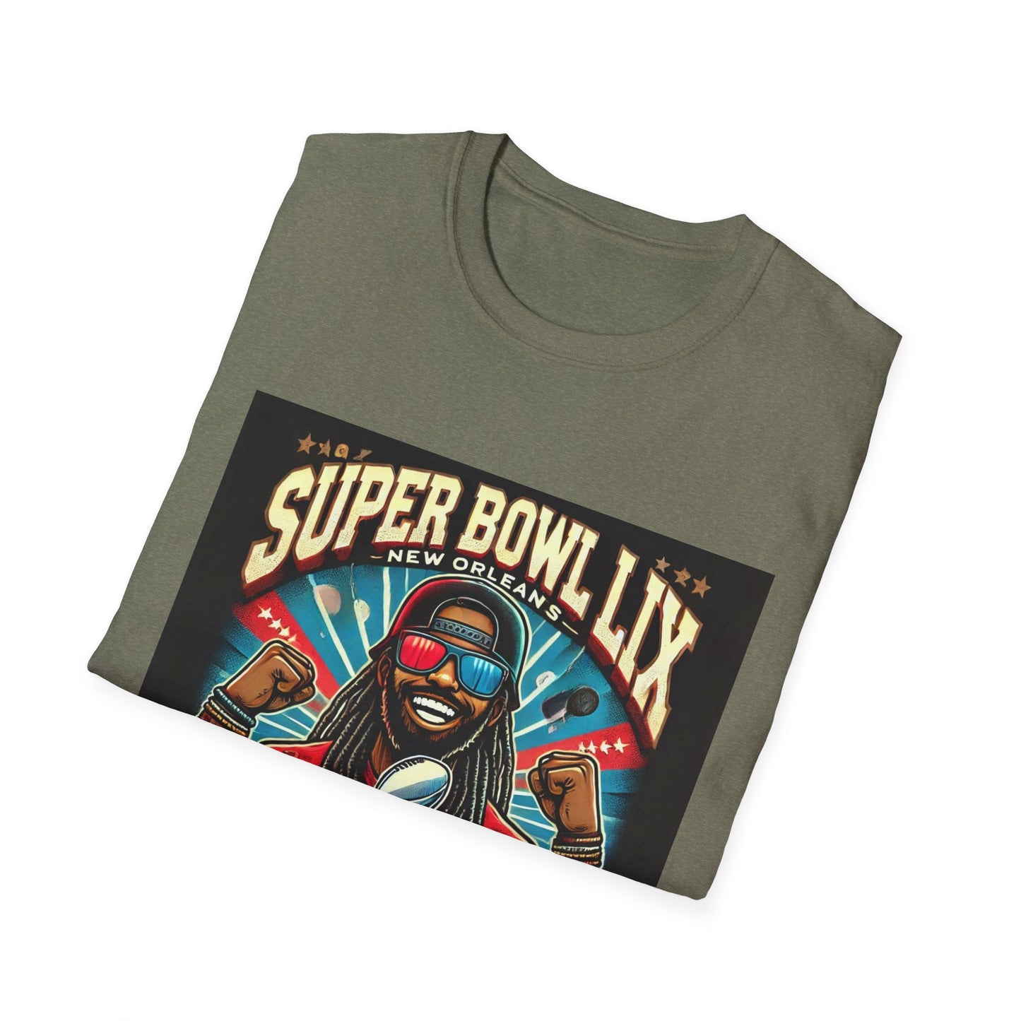 T-Shirt,Hoodie, !!! Super Bowl LIX New Orleans 2025 Unisex Softstyle T-Shirt