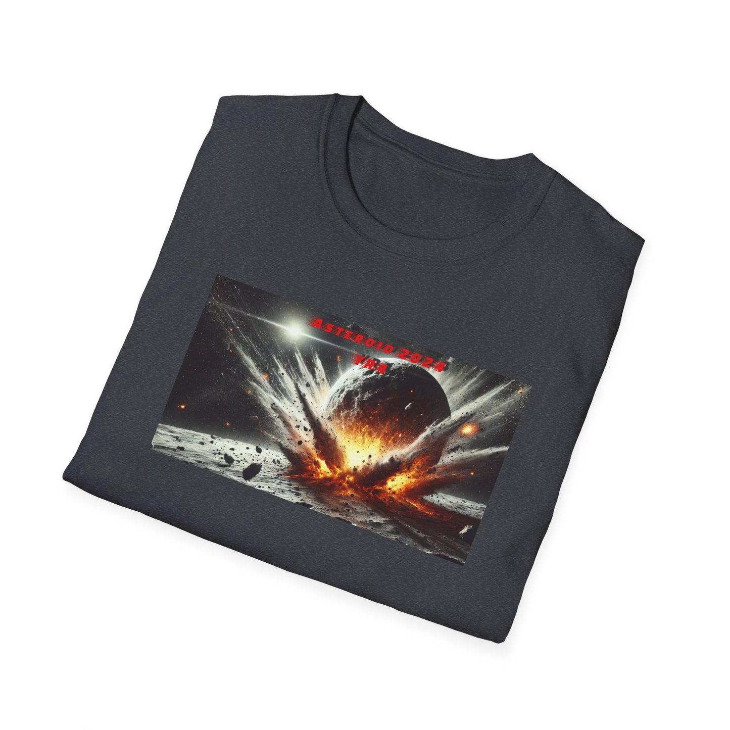 NASA Alert Asteroid 2024 YR4 May COLLIDE With The Moon  Unisex Softstyle T-Shirt