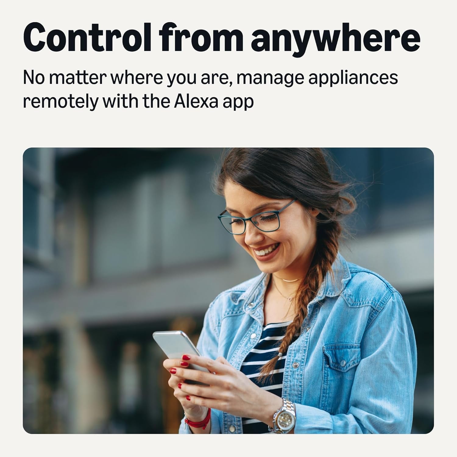 Smart Plug, Works with Alexa Only, 2.4 Ghz Wi-Fi, No Hub Required, 4 Pack, White