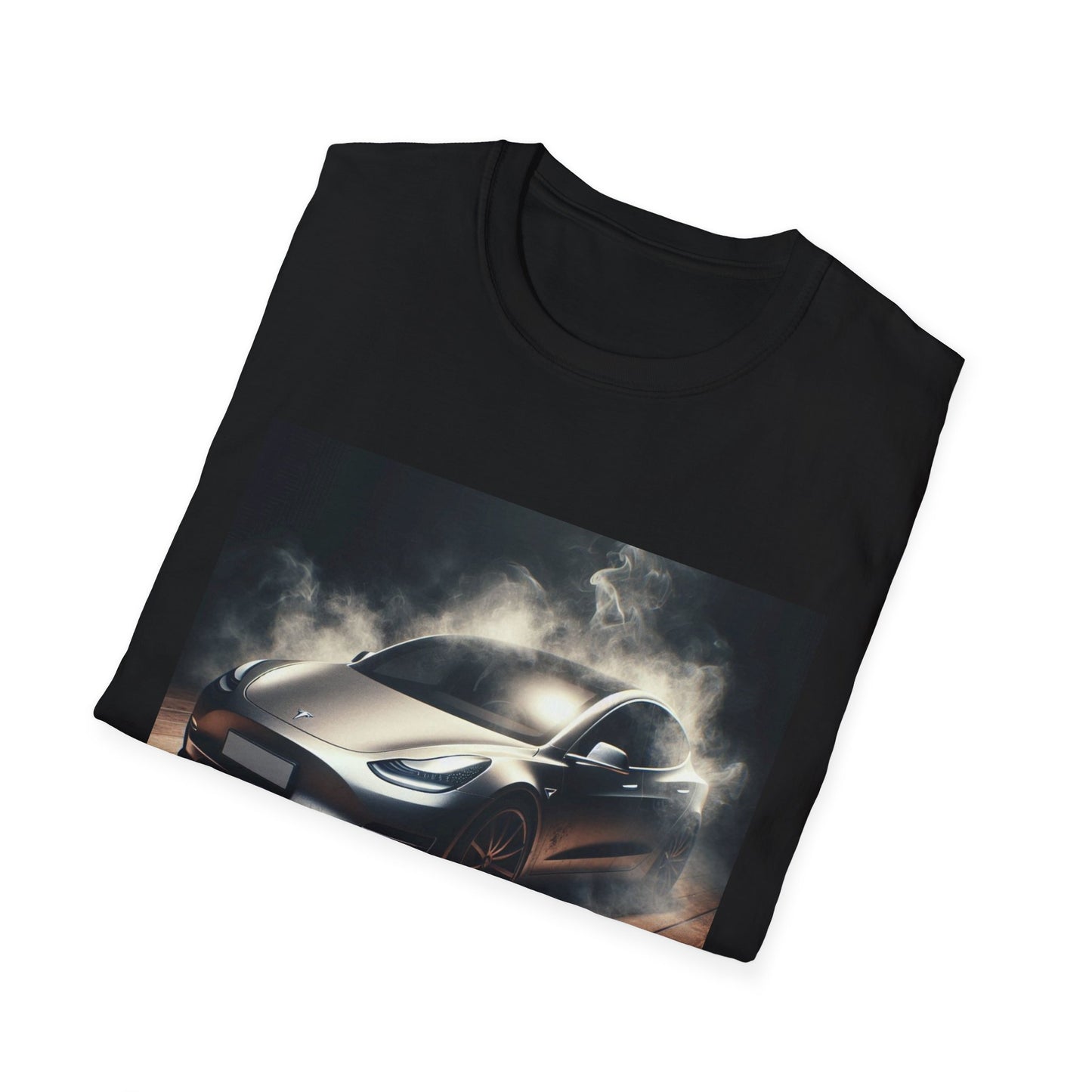 Smoked Out Tesla Model Unisex T-Shirt