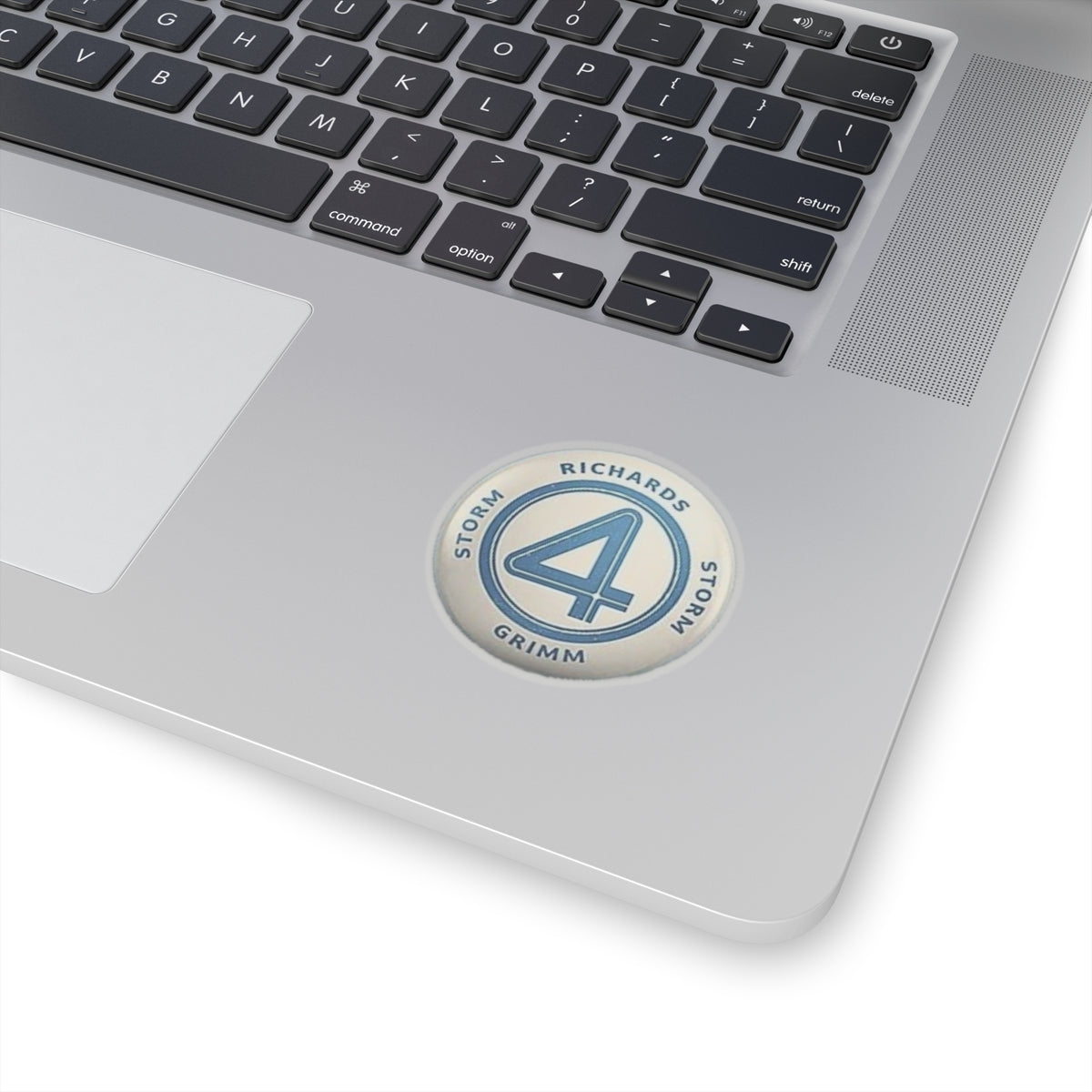 The_Fantastic_Four_First-Step Custom Kiss-Cut Stickers, Unique Laptop Decal, Personalize Your Style, Fun Gift for Friends, Party Favors, Creative Artwork