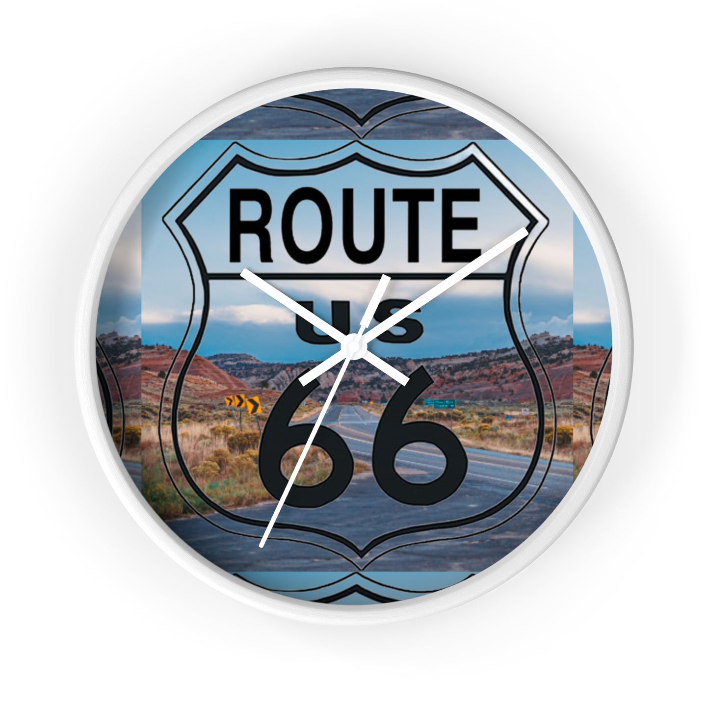US ROUTE 66 HIGHWAY Wall Clock