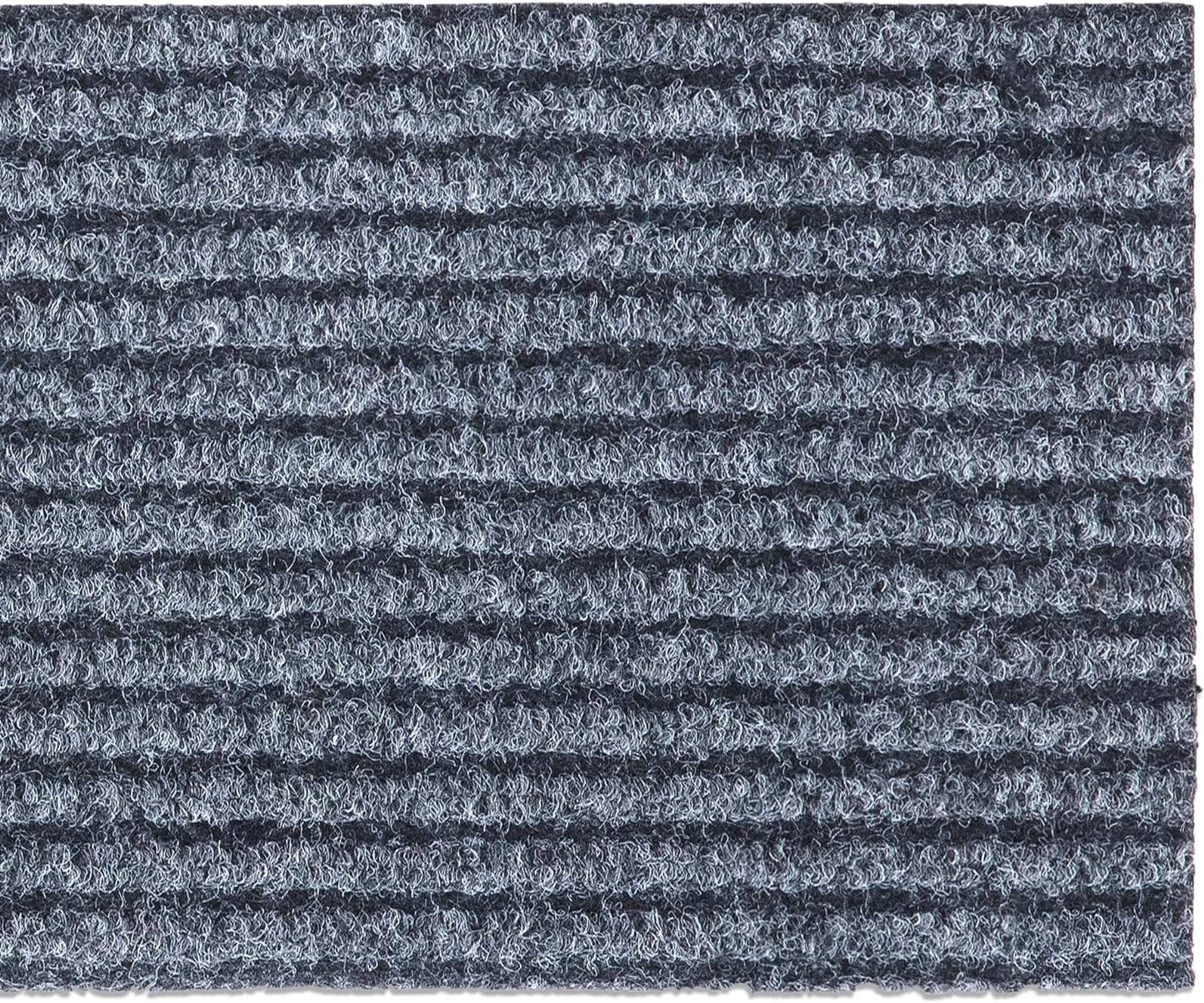 Solid Design Non-Slip Rubberback 8" X 30" Indoor/Outdoor Waterproof Stair Treads for Stairs, Garage, Patio, 7 Pack, Gray