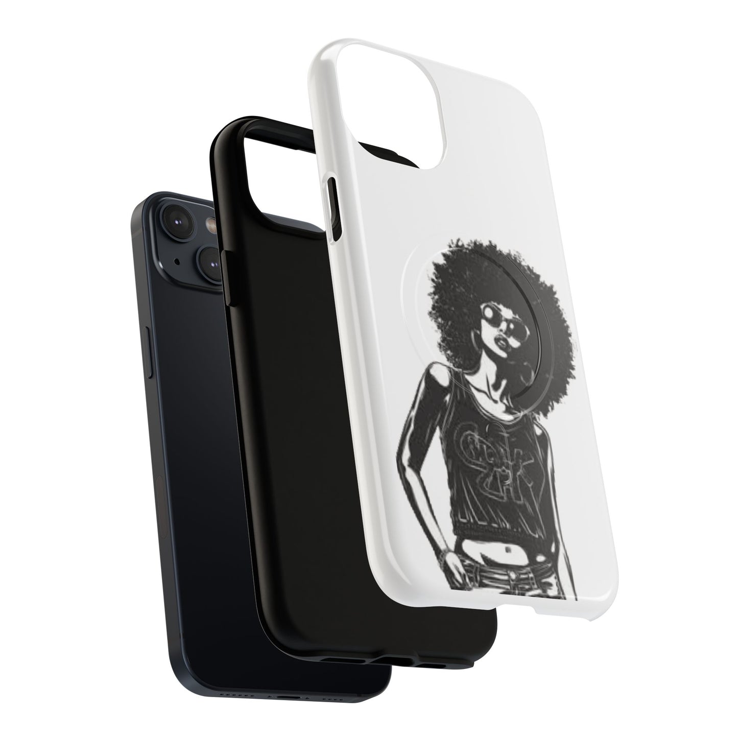 Afro Hip Hop Chic Tough Magnetic Cases
