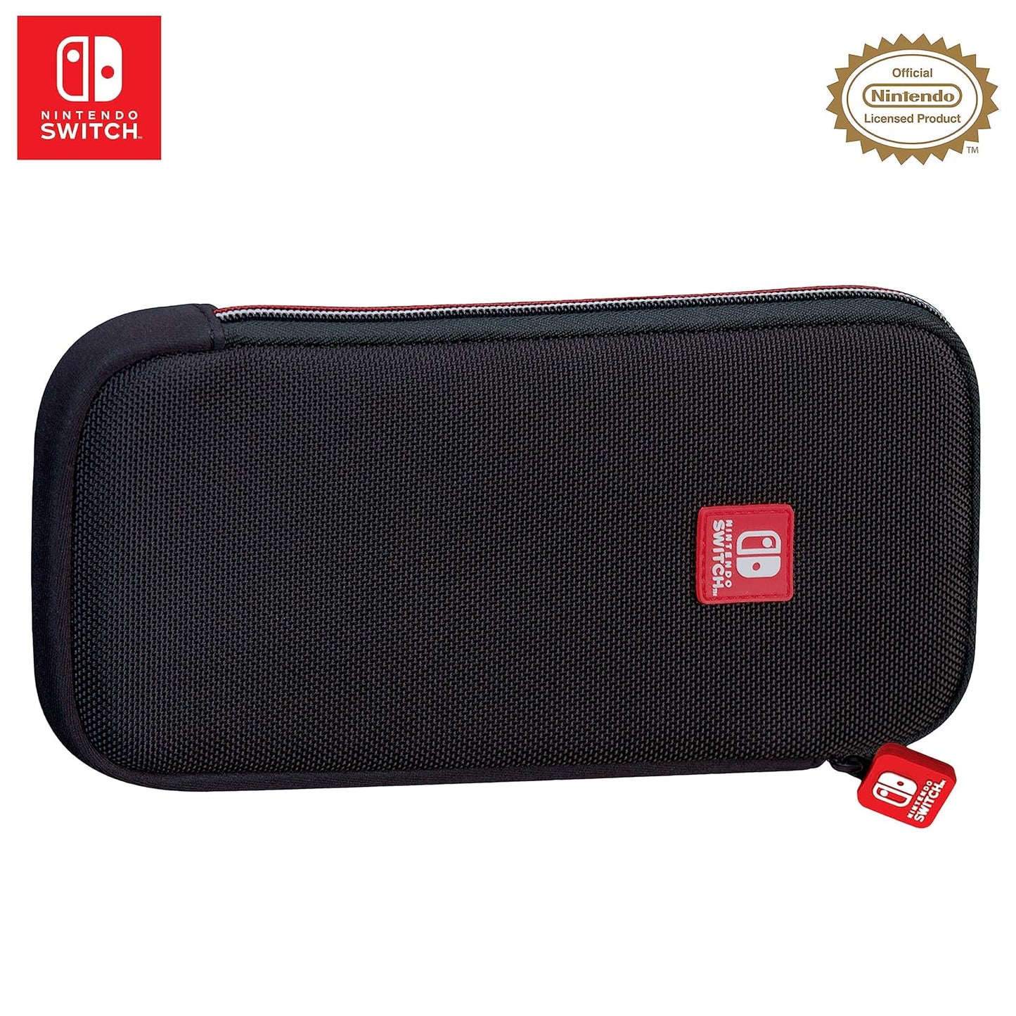 Nintendo Switch Slim Travel Case - Nintendo Switch Oled/Switch, BONUS Game Case, Licensed by Nintendo, Durable Ballistic Nylon Exterior with Soft Micro-Fiber Padded Interior for Ultimate Protection