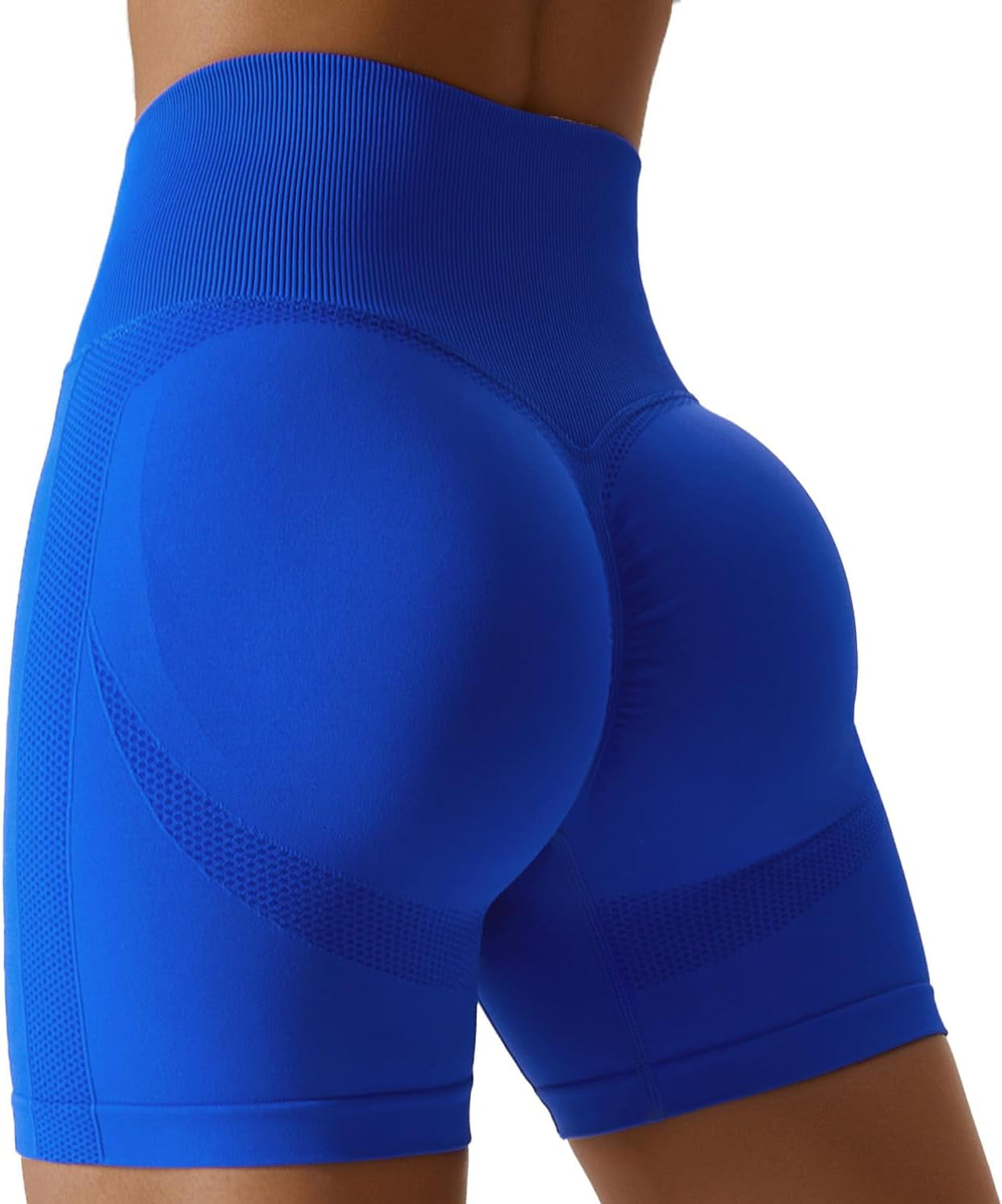 Women'S Workout Shorts Gym Biker Shorts Scrunch Butt Lifting, Buttery Soft Seamless Yoga Shorts