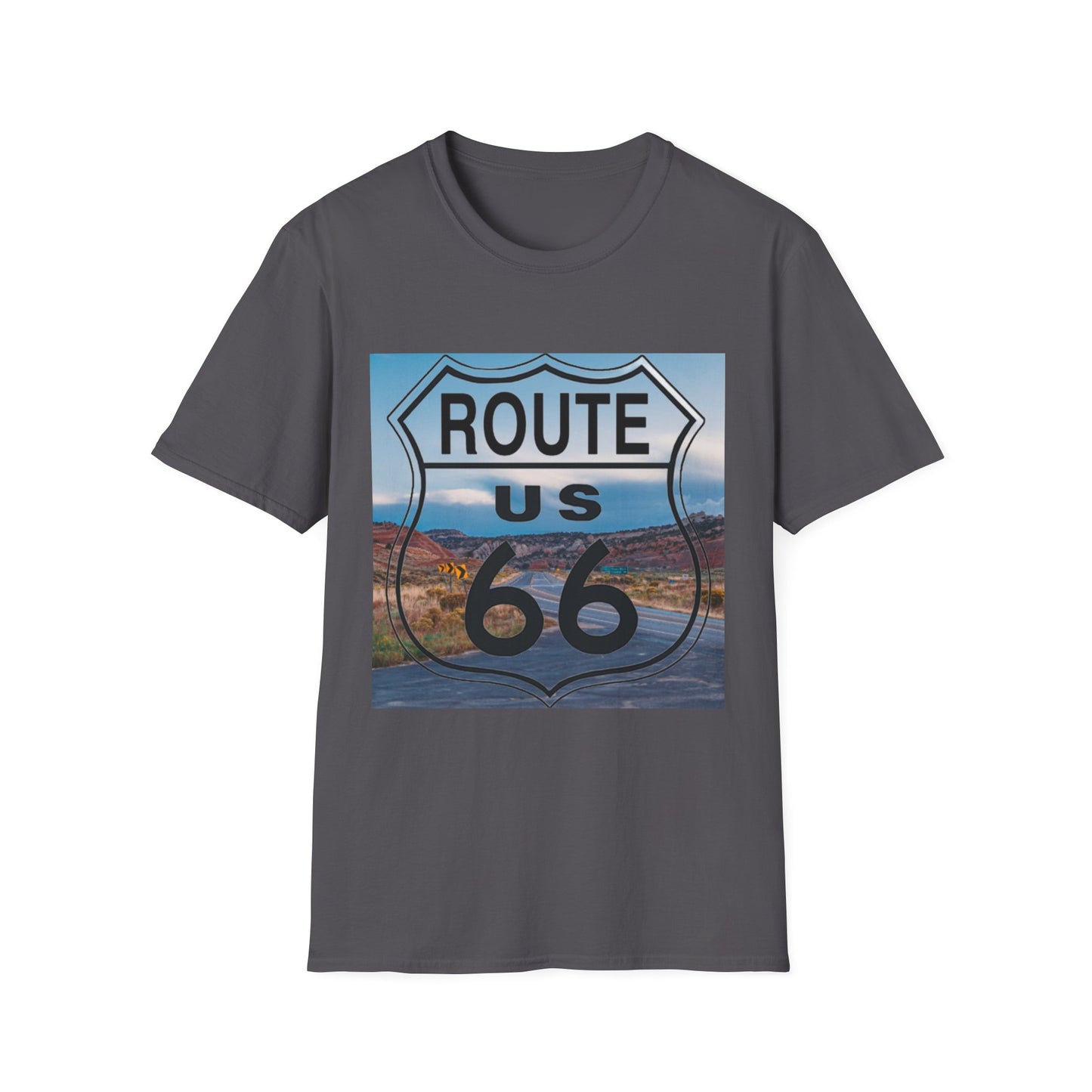 ROUTE 66 HIGHWAY T-Shirt - Retro Travel Tee