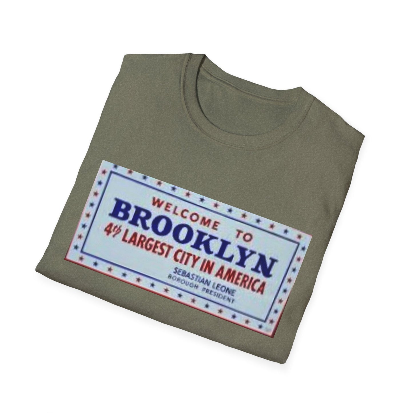 RETRO VINTAGE WELCOME TO BROOKLYNN NY Unisex Softstyle T-Shirt
