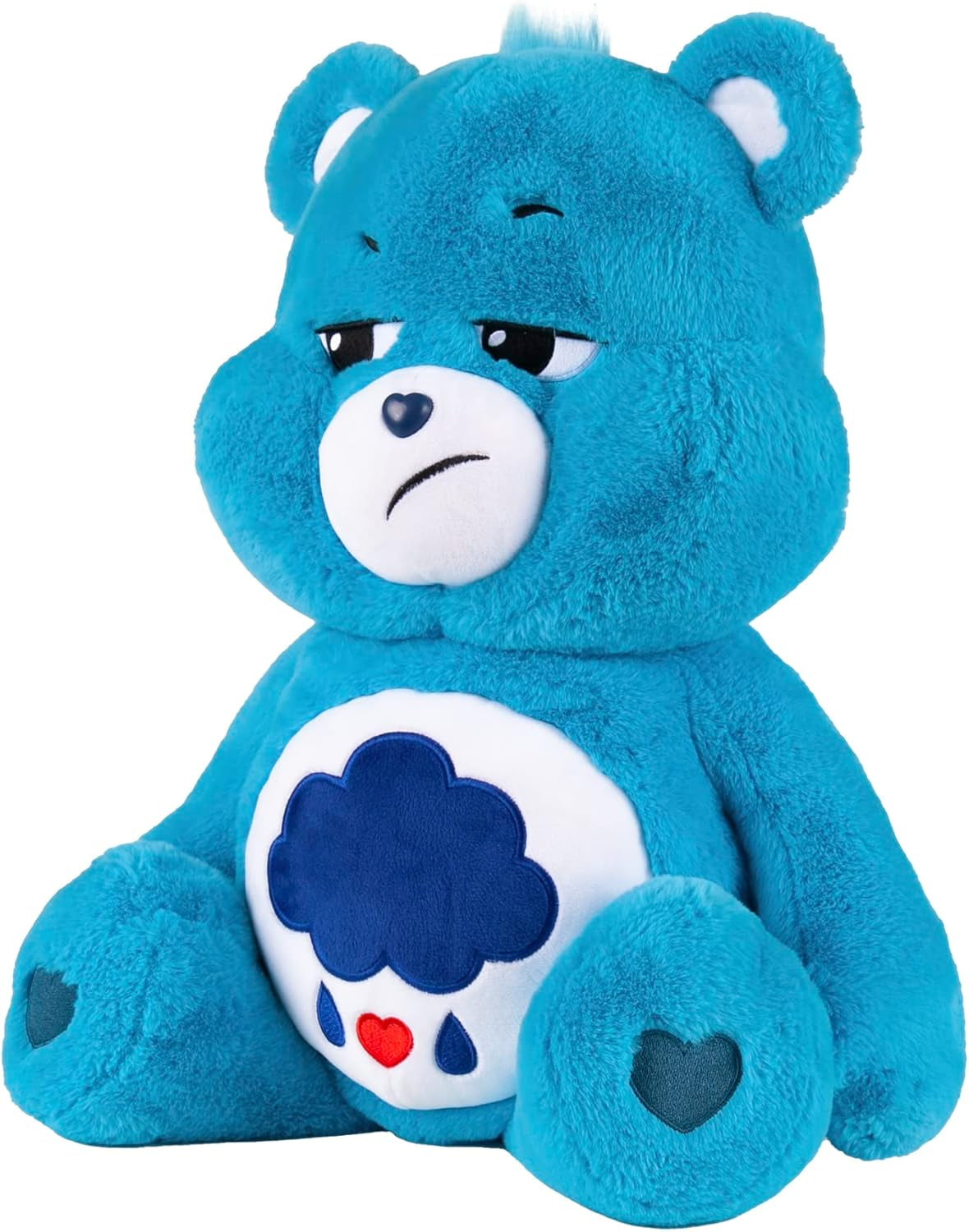 Care Bears 60Cm Jumbo Plush - Grumpy, Collectible Cute Soft Toy, Cuddly Toy for Boys and Girls, Large Teddy Plushy for Children Ages 4 5 6 7 +, Blue UK