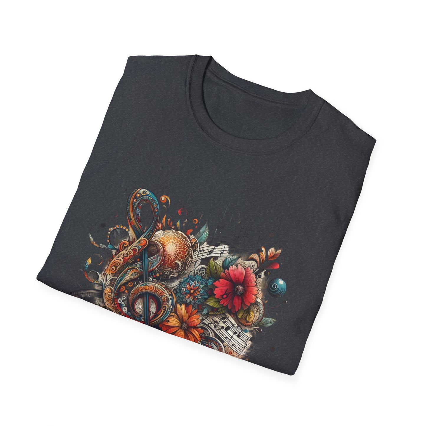 Angie Stone inspired Colorful Artistic Floral Unisex T-Shirt - Graphic Tee for Art Lovers