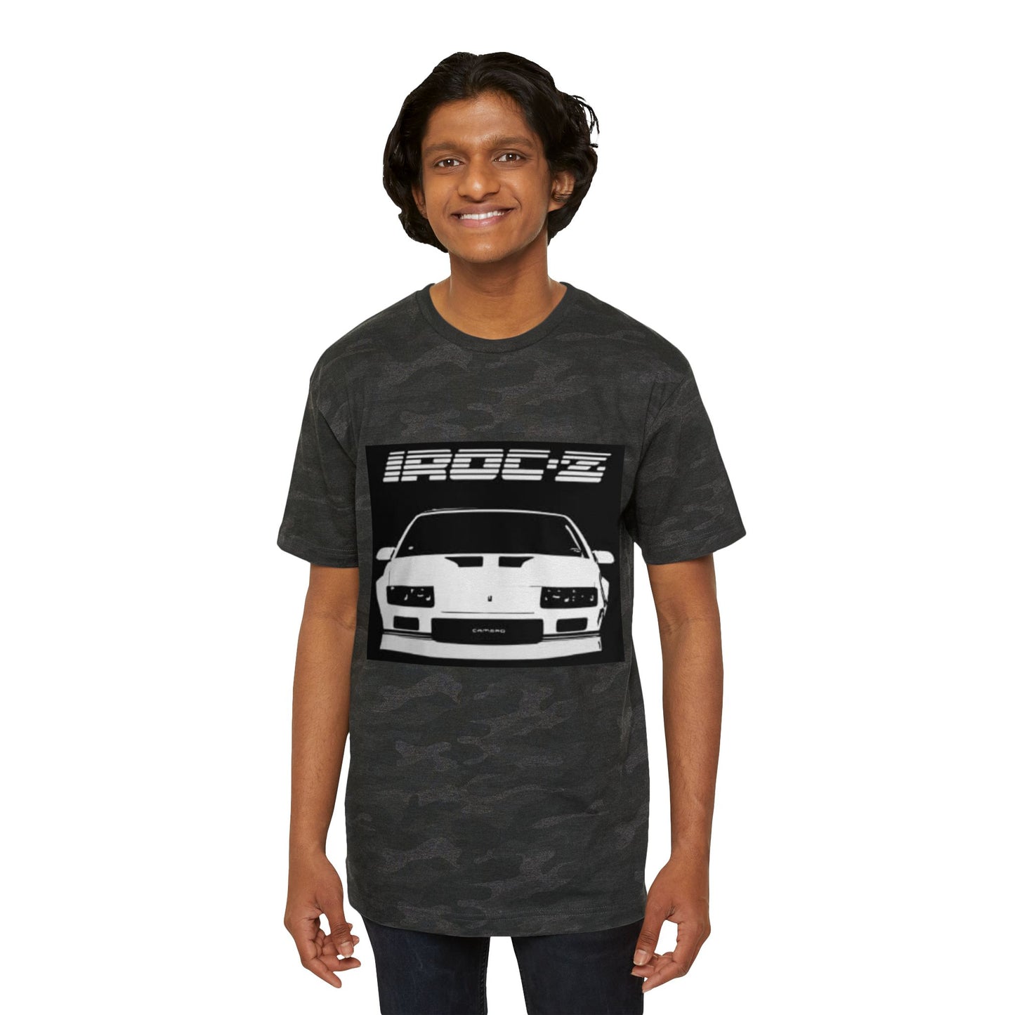 Iroc Z Camo Tee Shirt Unisex Heavy Camero Iroc Z T-Shirt Jersey Tee T-Shirt
