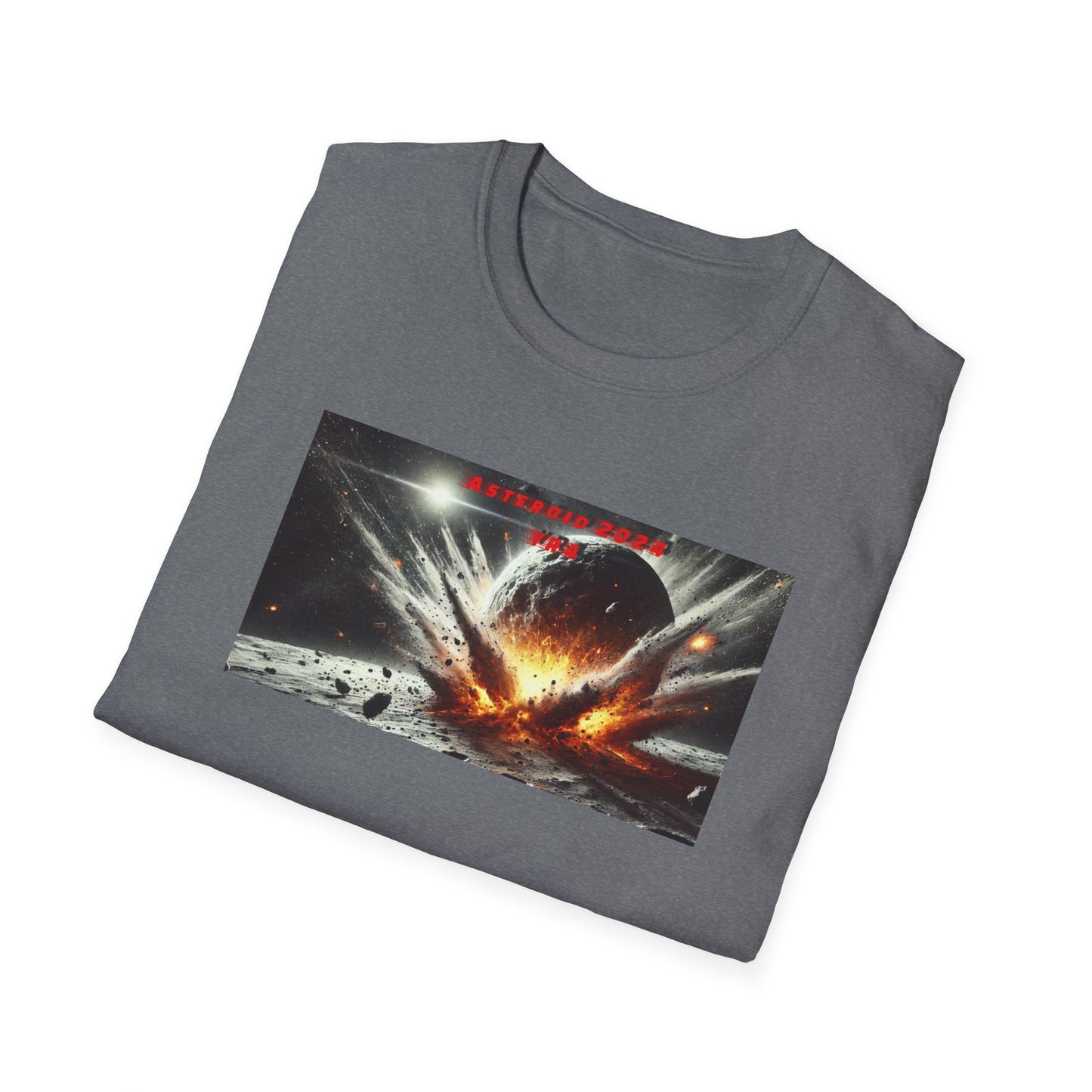 NASA Alert Asteroid 2024 YR4 May COLLIDE With The Moon  Unisex Softstyle T-Shirt