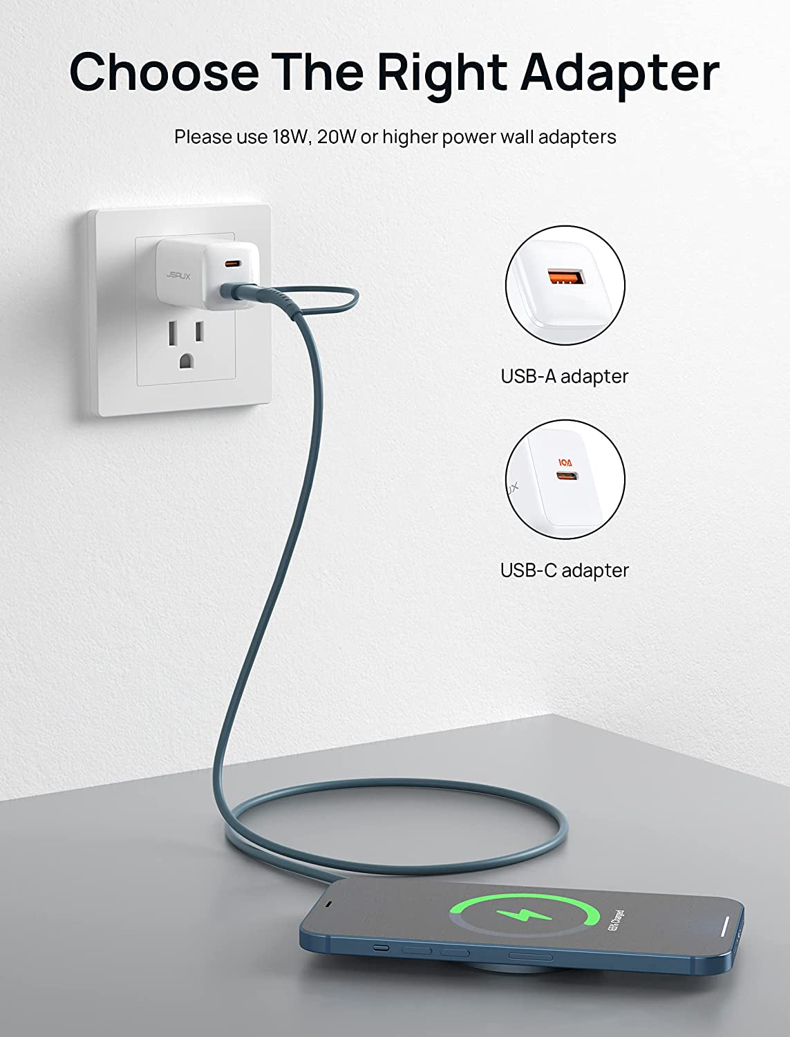 Magnetic Wireless Charger Compatible with Magsafe Charger/Iphone 16E/16/16 Plus/16 Pro/16 Pro Max/15 14 13 12 Series, Wireless Mag Safe Charging Pad, Mag Charger (Blue)