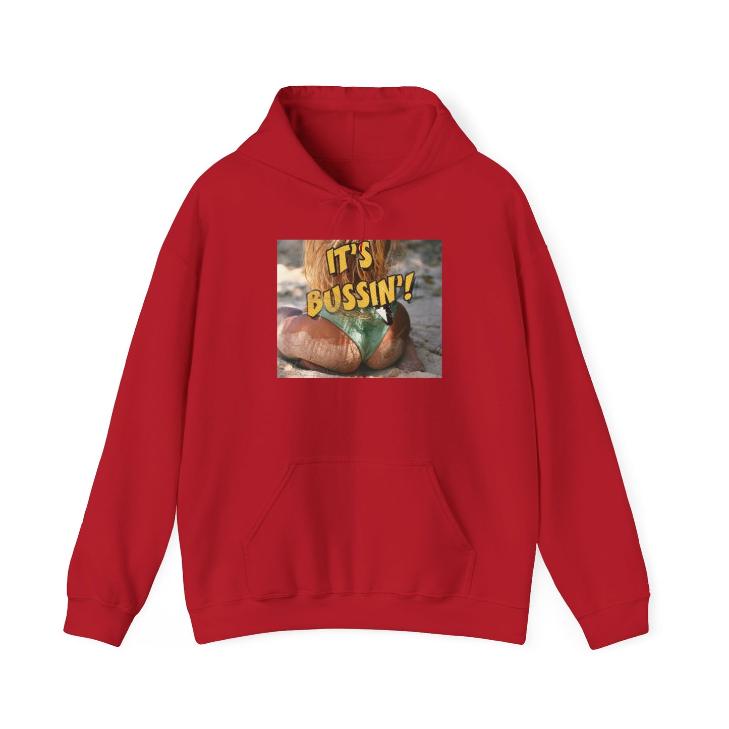 IT'S BUSSIN BEACH BOOTY Unisex Heavy Blend™ Hooded Sweatshirt