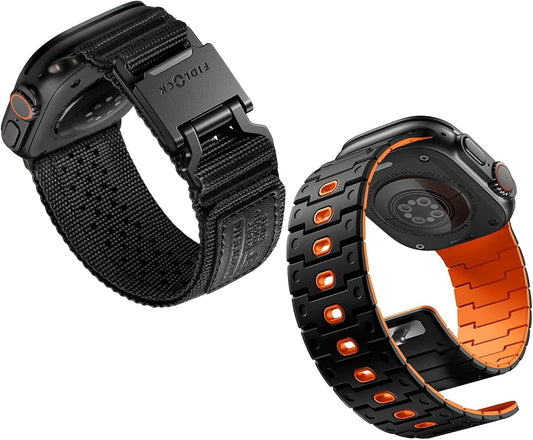 R-Nylon Fidlock Magnetic Buckle Band and Magnetic Watchband for Apple Watch Bands for Men