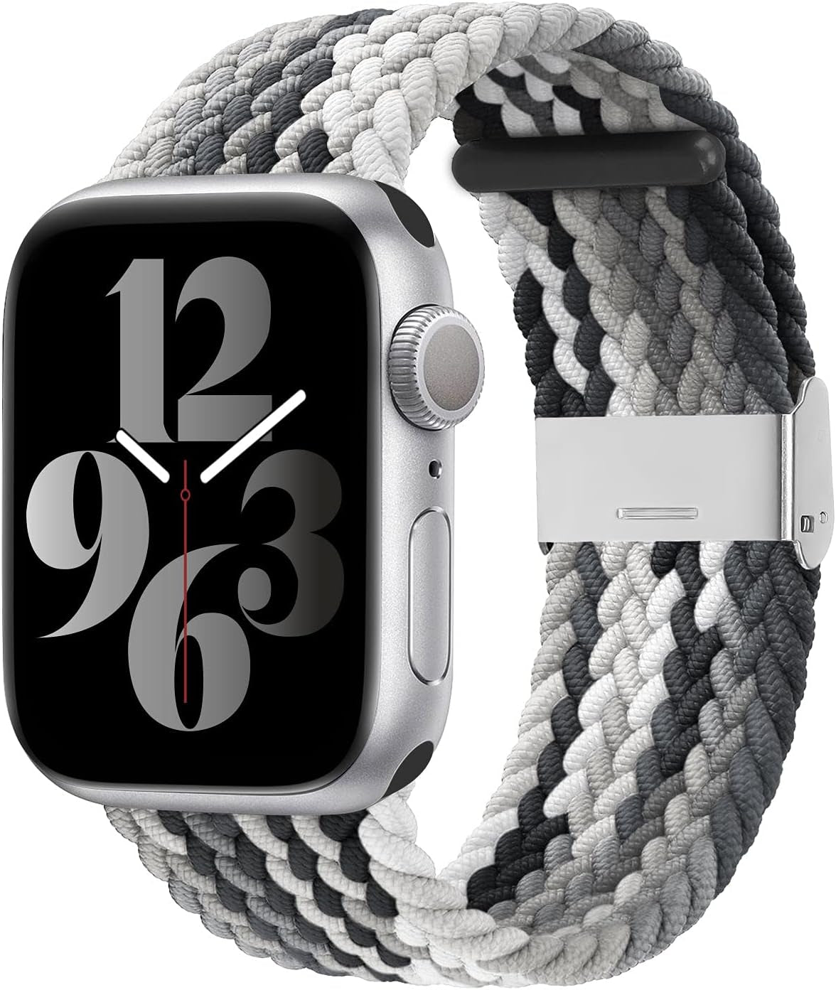 Compatible with Apple Watch Bands 44Mm 40Mm 38Mm 42Mm 41Mm 45Mm 46Mm 49Mm, Iwatch Bands Women Men,Adjustable Braided Solo Loop Elastic Sport Band for Iwatch Ultra SE Series 10/9/8/7/6/5/4
