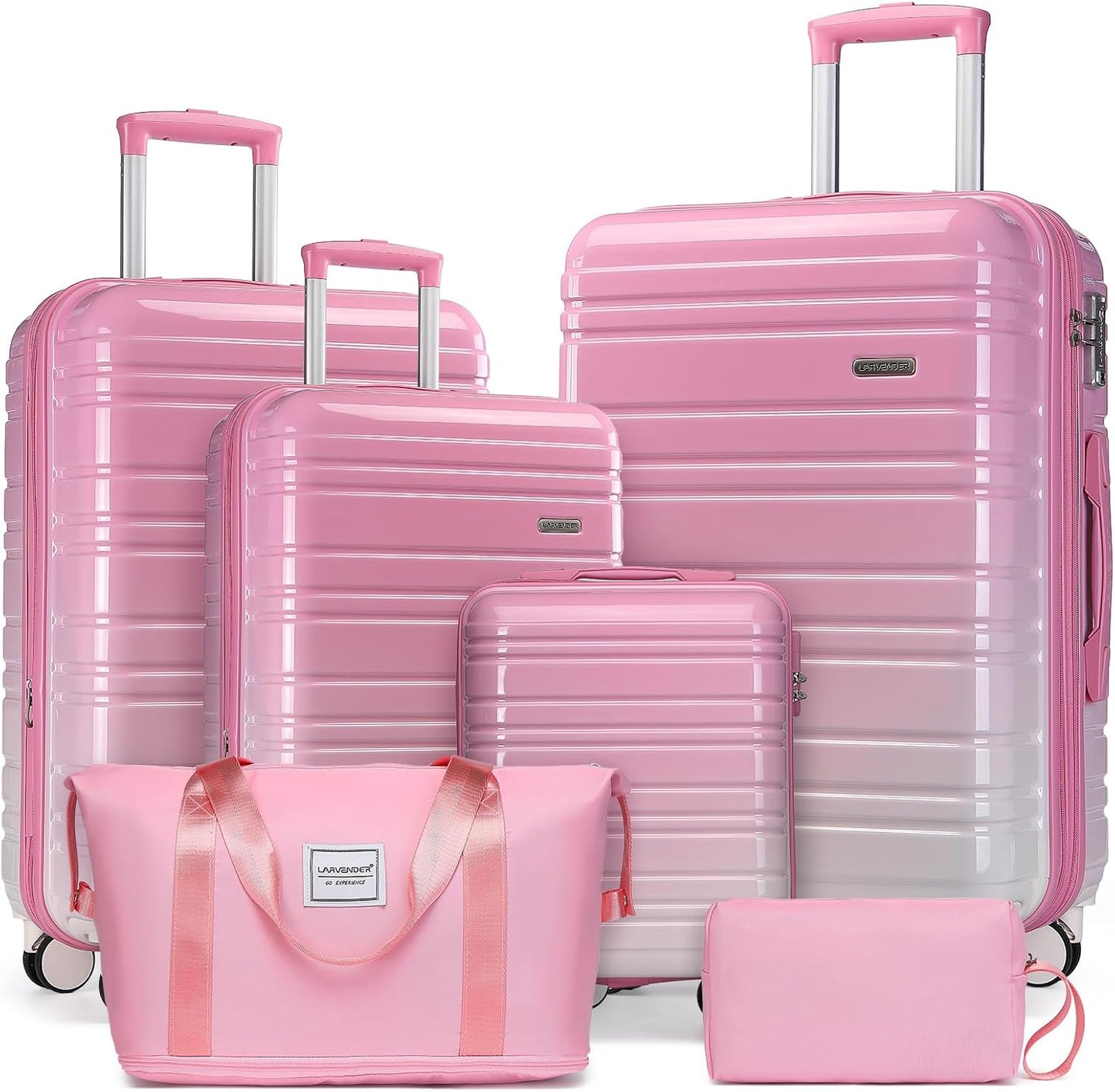 Luggage Sets 3 Piece, Hardside 20 in Carry on Luggage Airline Approved PC+ABS Suitcase Set with Spinner Wheels TSA Lock, Lightweight Rolling Suitcase for Men and Women, Leopard