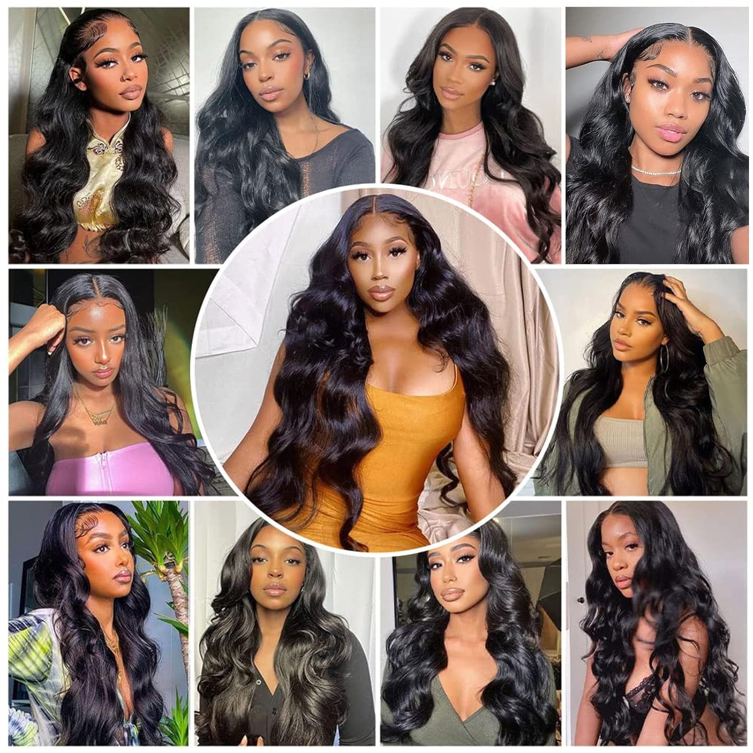 13X4 Frontal HD Lace Frontal 16 Inch Body Wave Frontal Human Hair Transparent HD Frontal Closure 150% Density Natural Hairline Pre Plucked with Baby Hair Black Color