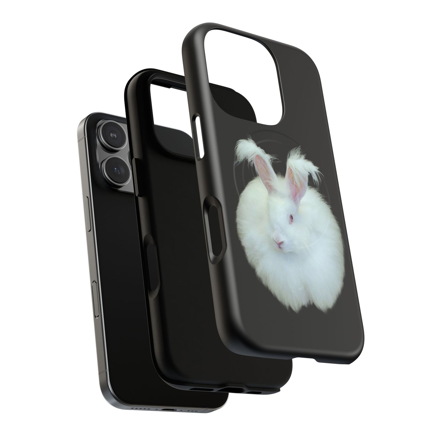Angora Rabbit Tough Magnetic iPhone Cases