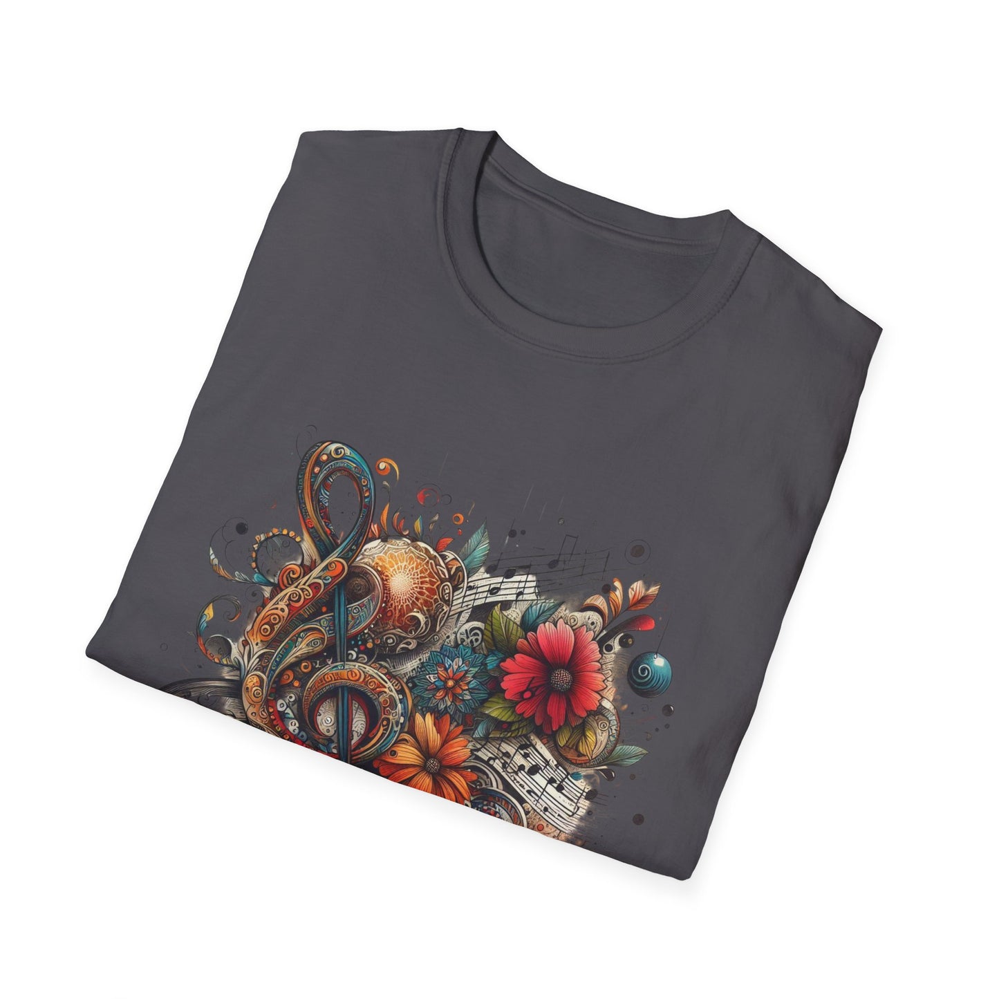 Angie Stone inspired Colorful Artistic Floral Unisex T-Shirt - Graphic Tee for Art Lovers