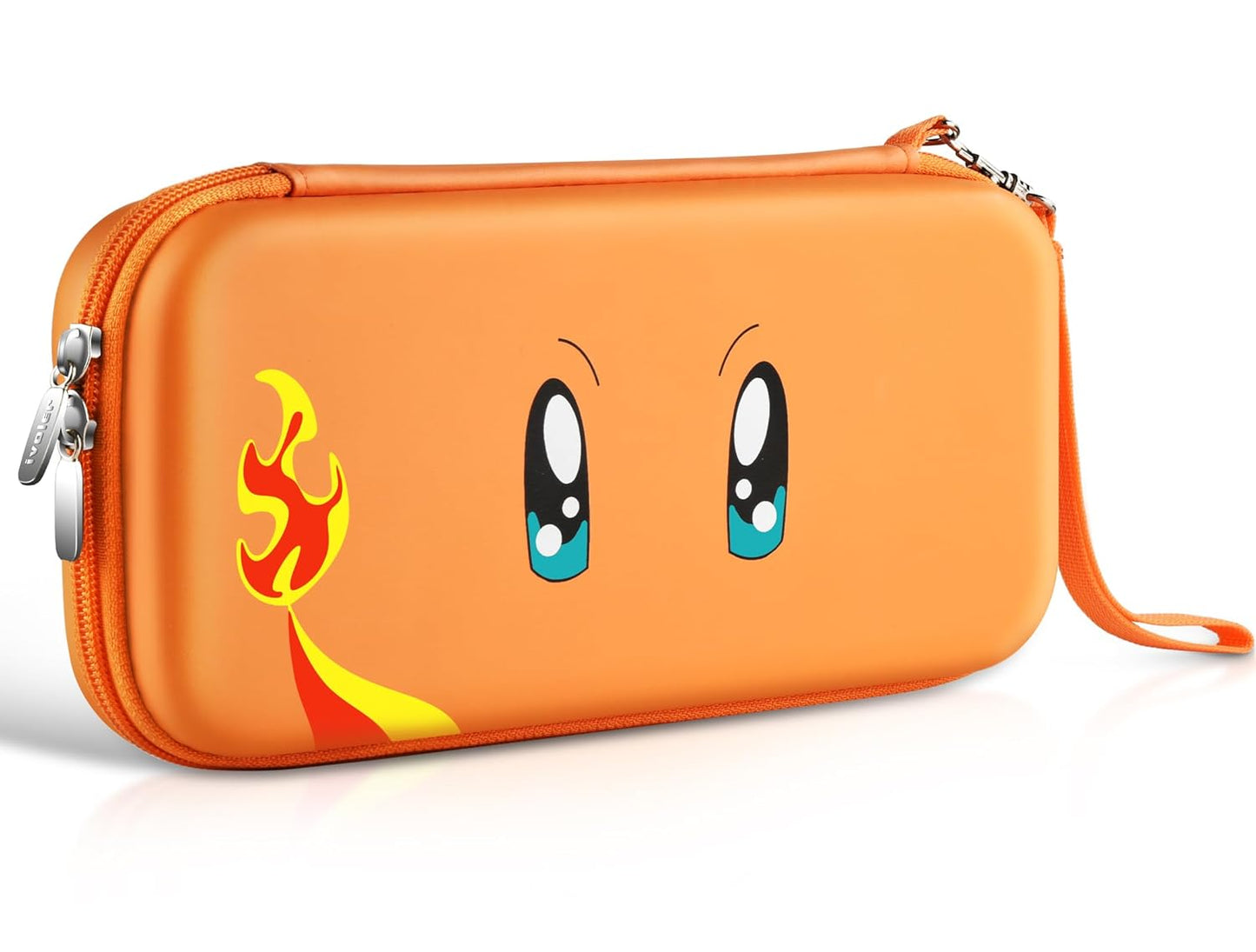 Carrying Case for Nintendo Switch and NEW Switch OLED Model(2021),Portable Hard Shell Pouch Carrying Travel Game Bag for Switch Accessories Holds 10 Game Cartridge (Black)