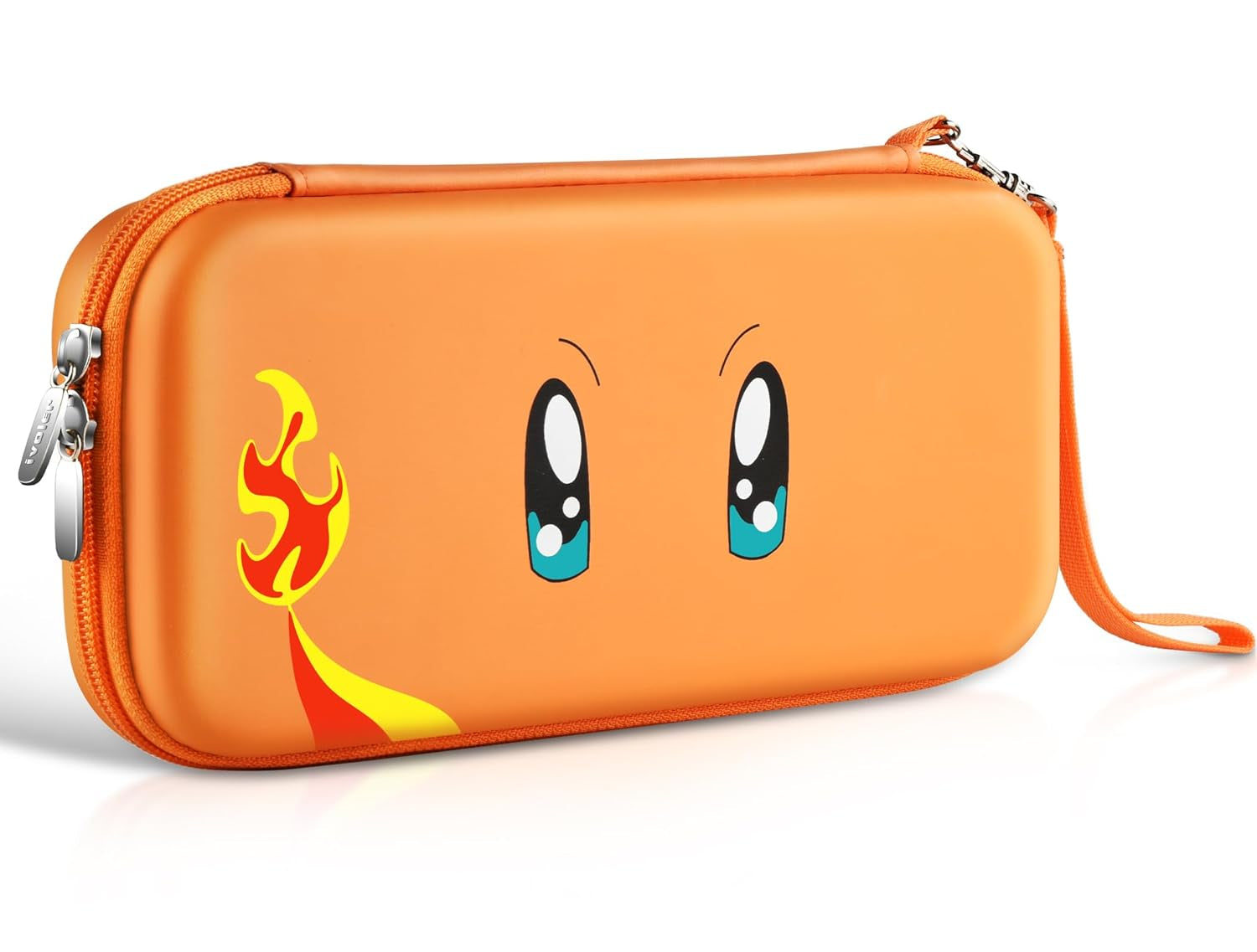 Carrying Case for Nintendo Switch and NEW Switch OLED Model(2021),Portable Hard Shell Pouch Carrying Travel Game Bag for Switch Accessories Holds 10 Game Cartridge (Black)