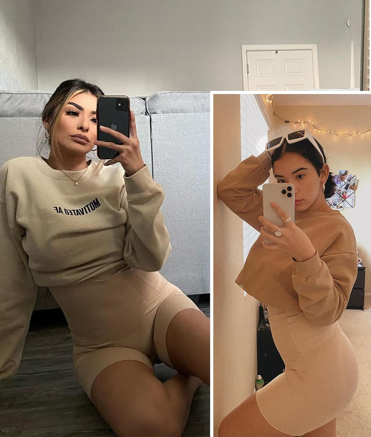 Shapewear for Women Tummy Control Open Bust Thigh Slimmer Body Shaper