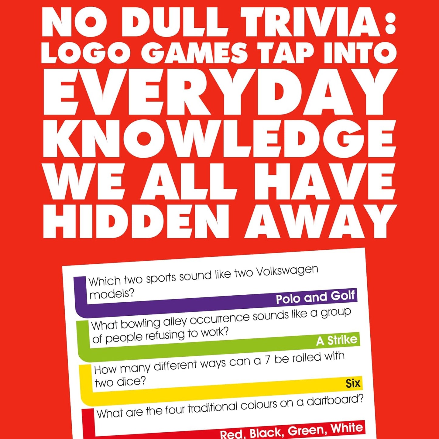 LOGO Best of Sport and Leisure Board Game, Board Game for Sports Fans, Family Games for Adults and the Whole Family, Suitable from 12 Years+, Multicoloured, T73294 UKUK