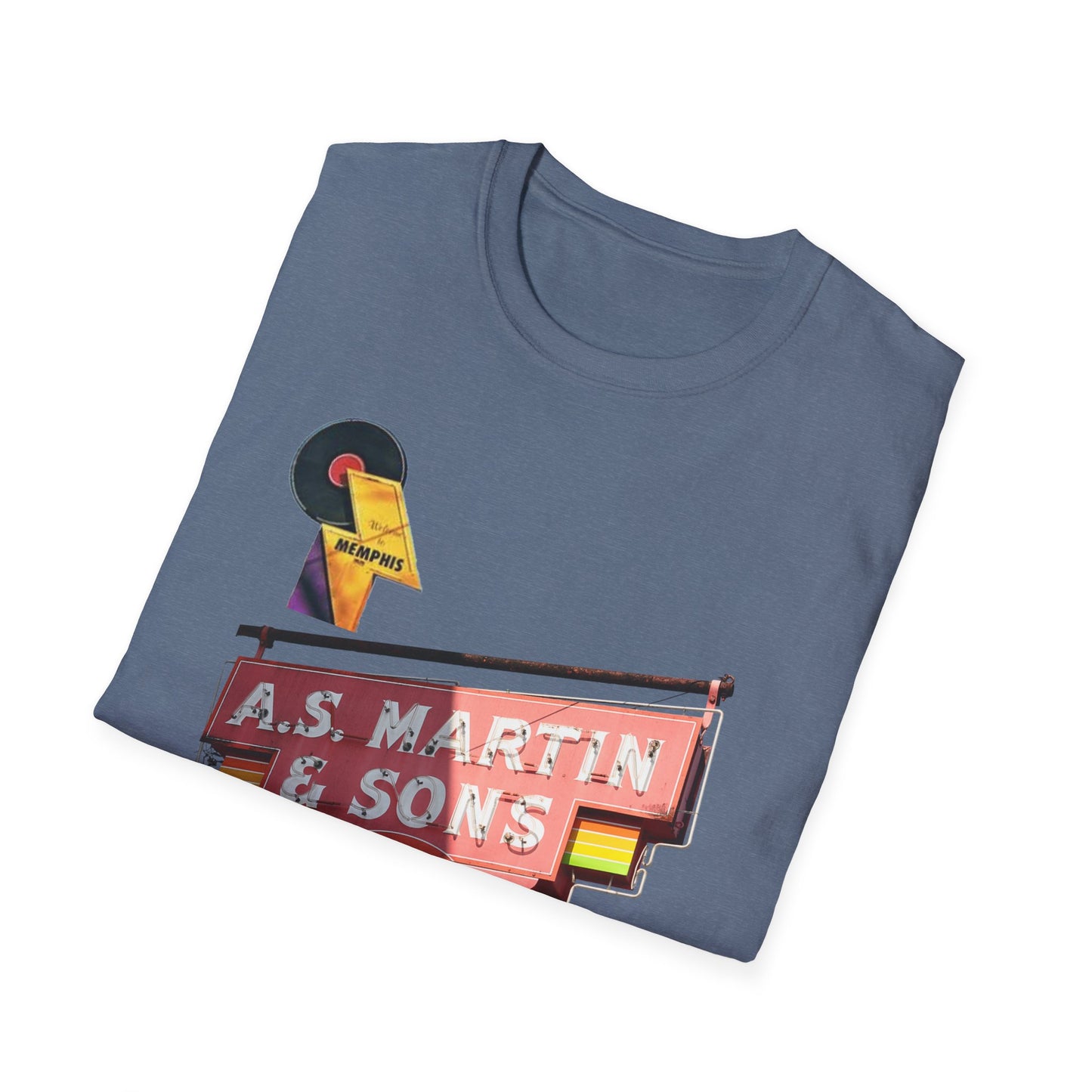 Retro Vintage A.S. Martin & Sons Memphis, TN Unisex Softstyle T-Shirt