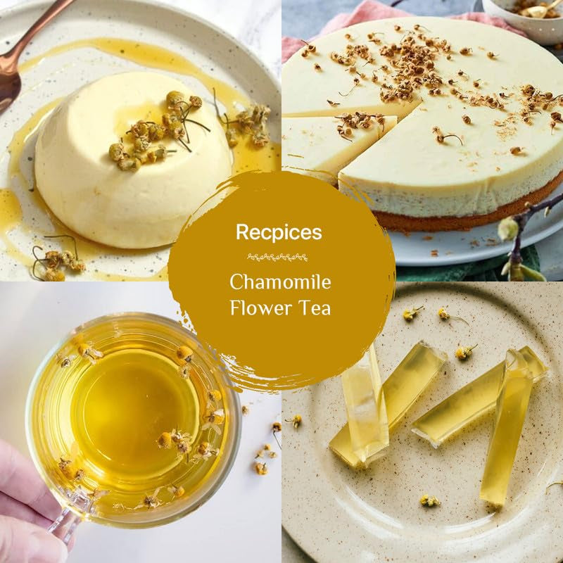 - Chamomile Tea - 1.05 Oz - 30+ Cups - Loose | SLEEP TEA | Herbal Tea - Caffeine Free - Flower Based - Vegan - Non-Bitter- Non-Gmo - Natural Ingredients | Pet Jar Packaging TLBH