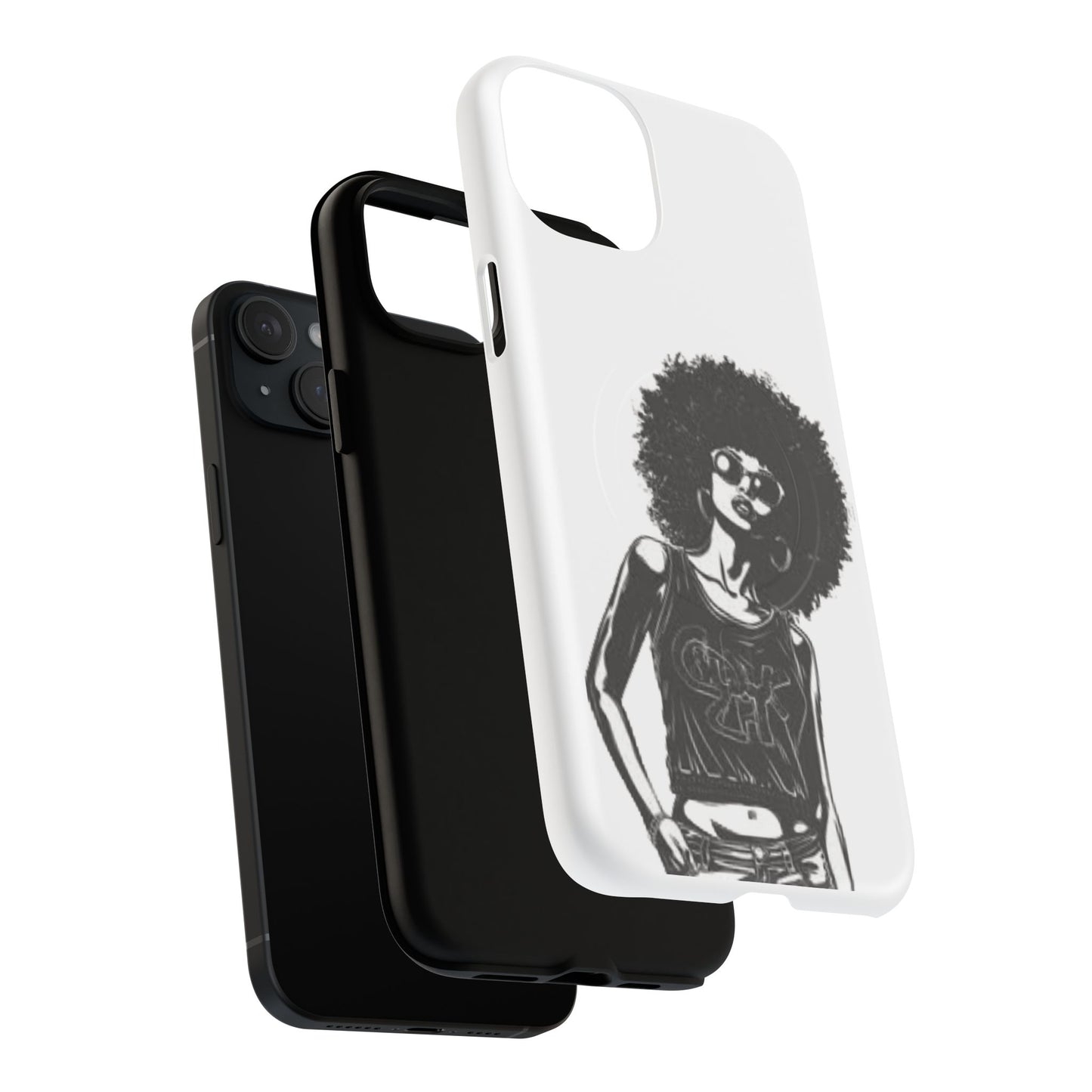 Afro Hip Hop Chic Tough Magnetic Cases