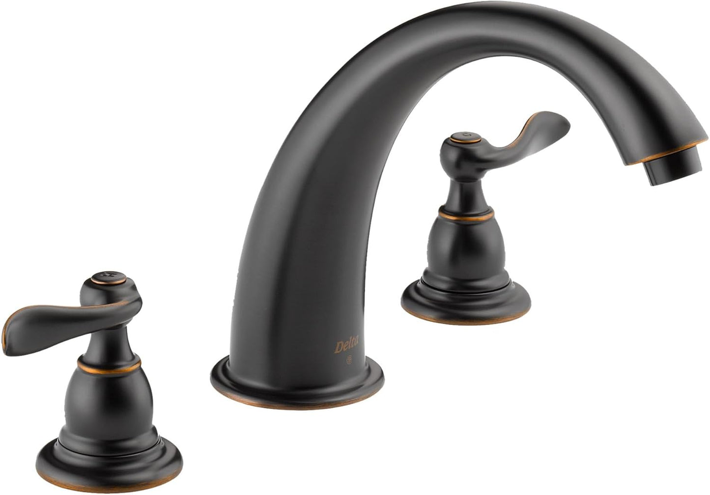 Windemere 2-Handle Widespread Roman Tub Faucet Trim Kit, Deck-Mount, Oil Rubbed Bronze BT2796-OB (Valve Not Included)