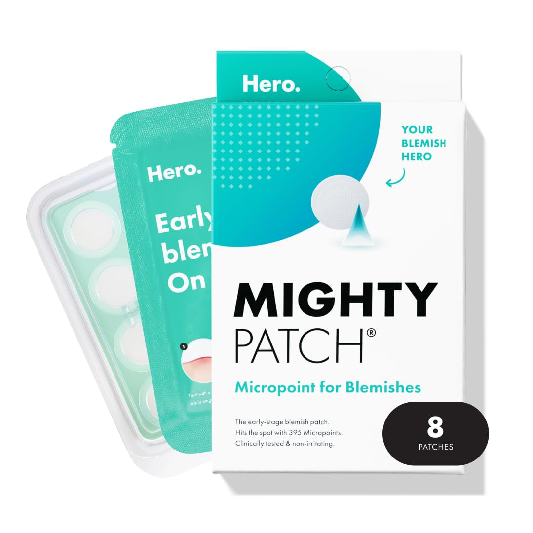 Micropoint™ for Blemishes from  - Hydrocolloid Acne Spot Treatment Patch for Early Stage Zits and Hidden Pimples, 395 Micropoints (8 Patches)