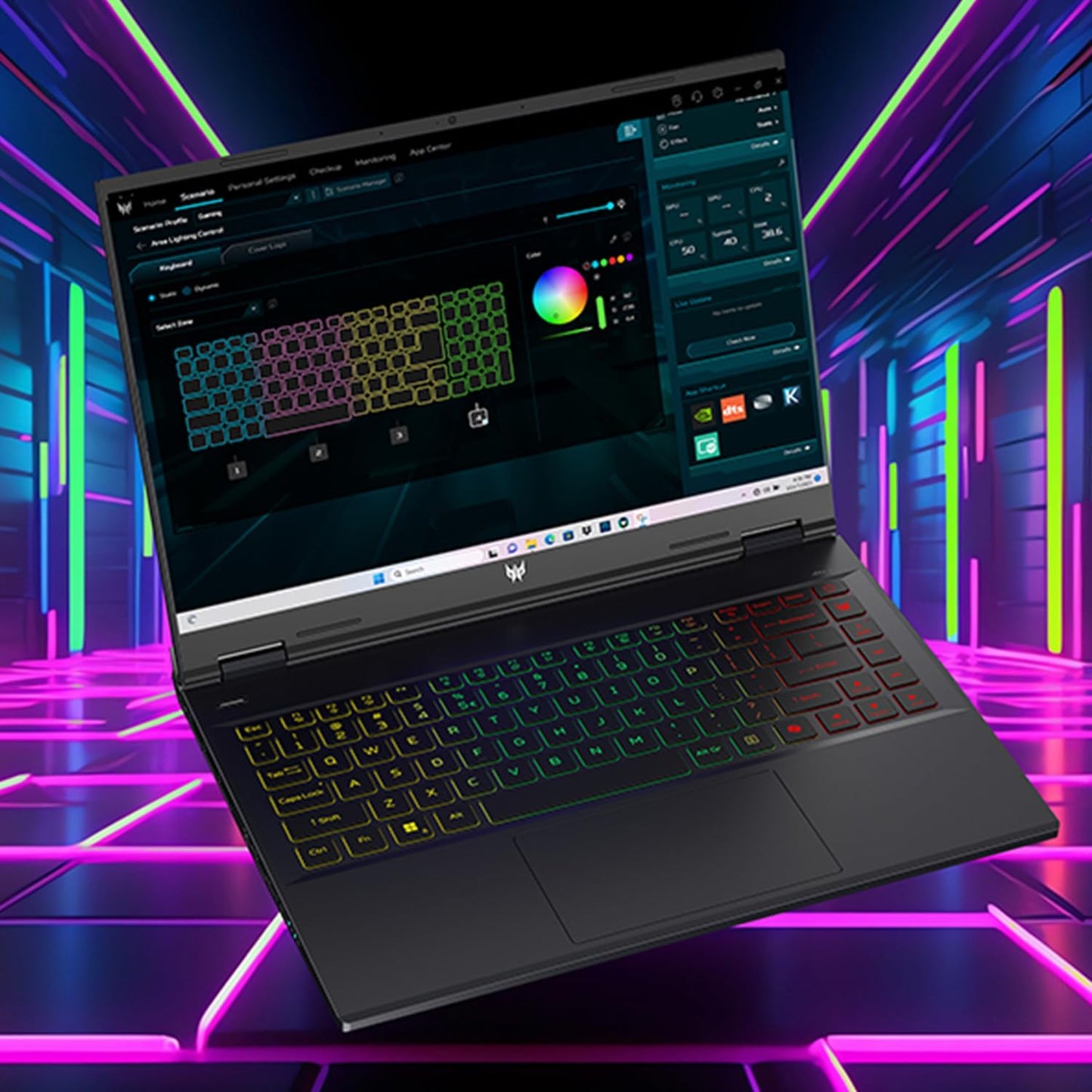 Predator Helios Neo 14 Gaming Laptop | 14.5" WQXGA IPS 120Hz Display | Ai-Powered | Intel Core Ultra 7 Processor 155H | NVIDIA Geforce RTX 4060 | 16GB LPDDR5X | 1TB Gen 4 SSD | PHN14-51-797W