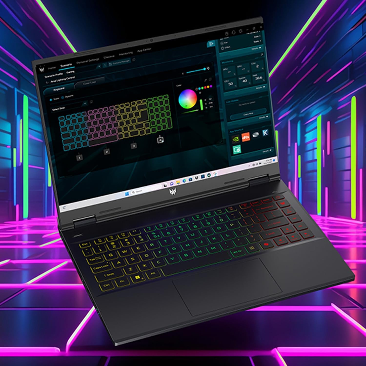 Predator Helios Neo 14 Gaming Laptop | 14.5" WQXGA IPS 120Hz Display | Ai-Powered | Intel Core Ultra 7 Processor 155H | NVIDIA Geforce RTX 4060 | 16GB LPDDR5X | 1TB Gen 4 SSD | PHN14-51-797W