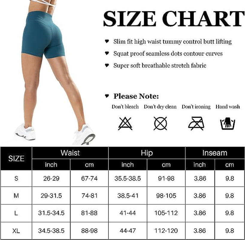 Scrunch Butt Short for Women High Waist Workout Shorts Booty Sport Yoga Leggings