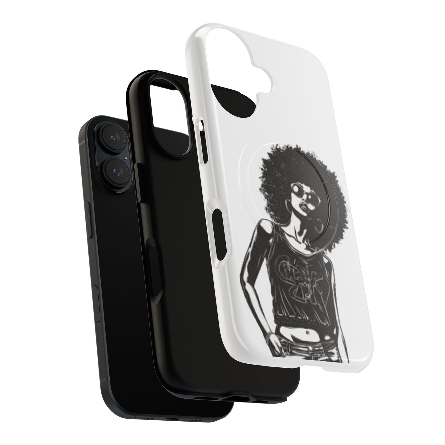 Afro Hip Hop Chic Tough Magnetic Cases