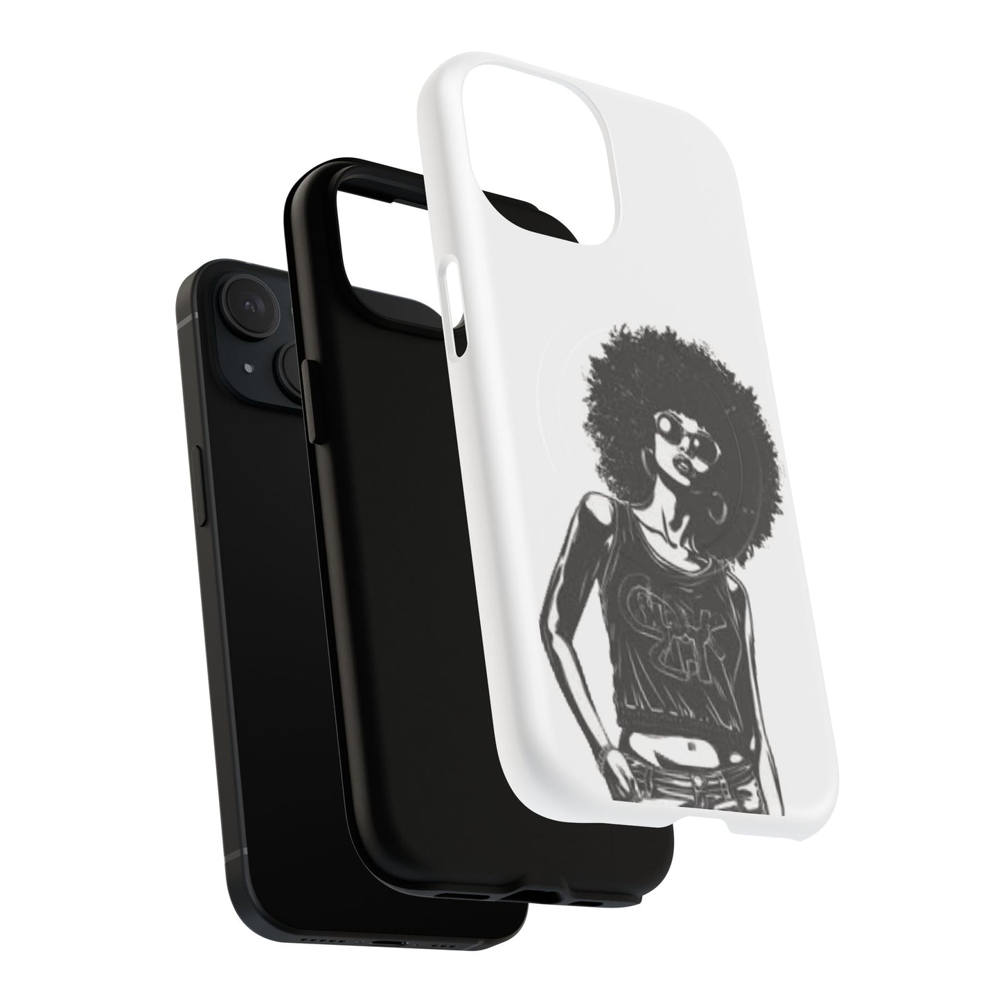 Afro Hip Hop Chic Tough Magnetic Cases