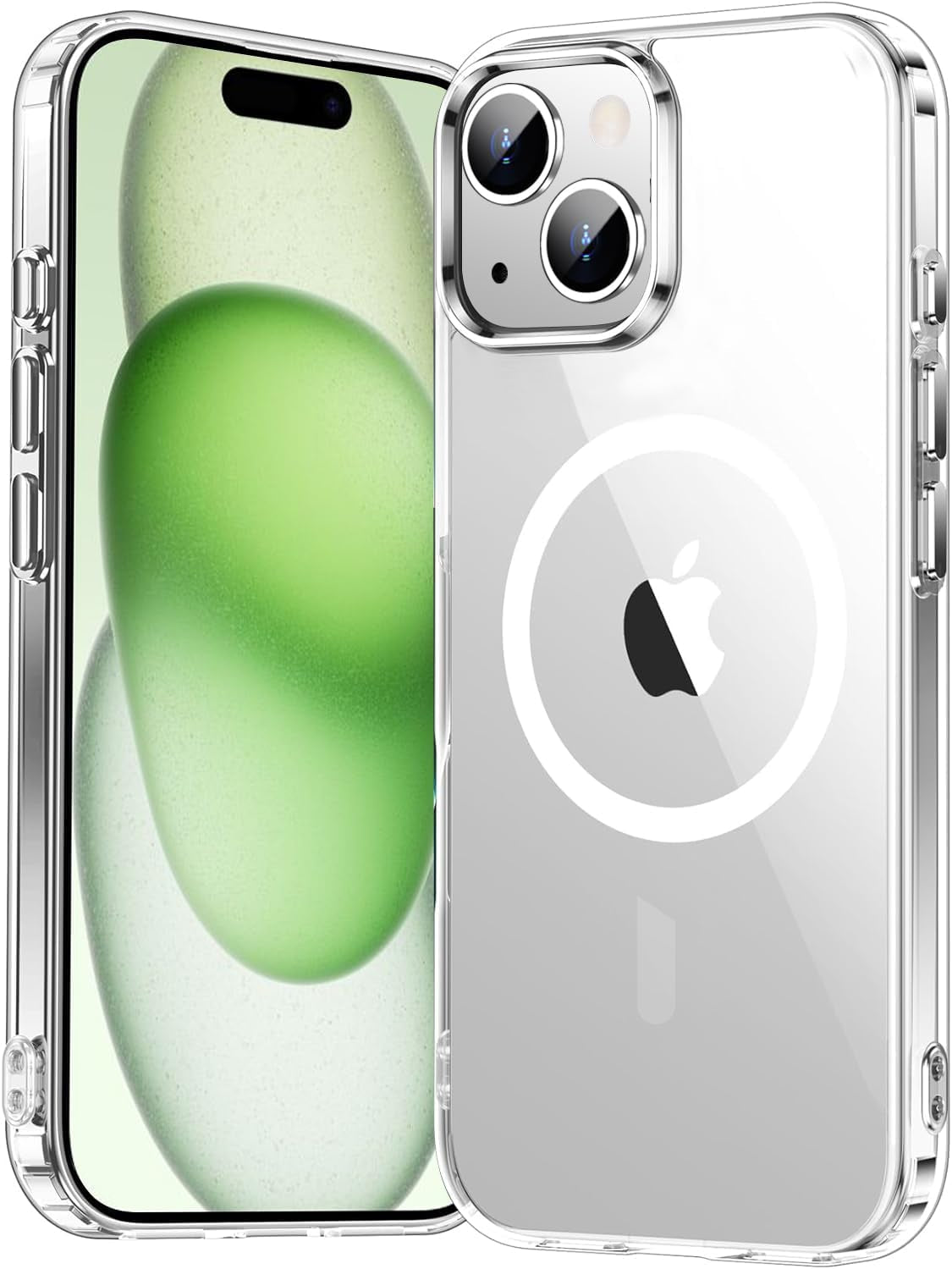 for Iphone 16E Case, [Compatible with Magsafe][Anti-Yellowing][Military-Grade Protection] Shockproof Slim Magnetic Phone Sleeve for Iphone 16E 6.1'', Clear