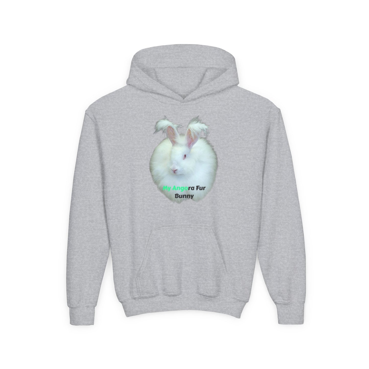 Angora Rabbit Youth Heavy Blend Hooded Sweatshirt