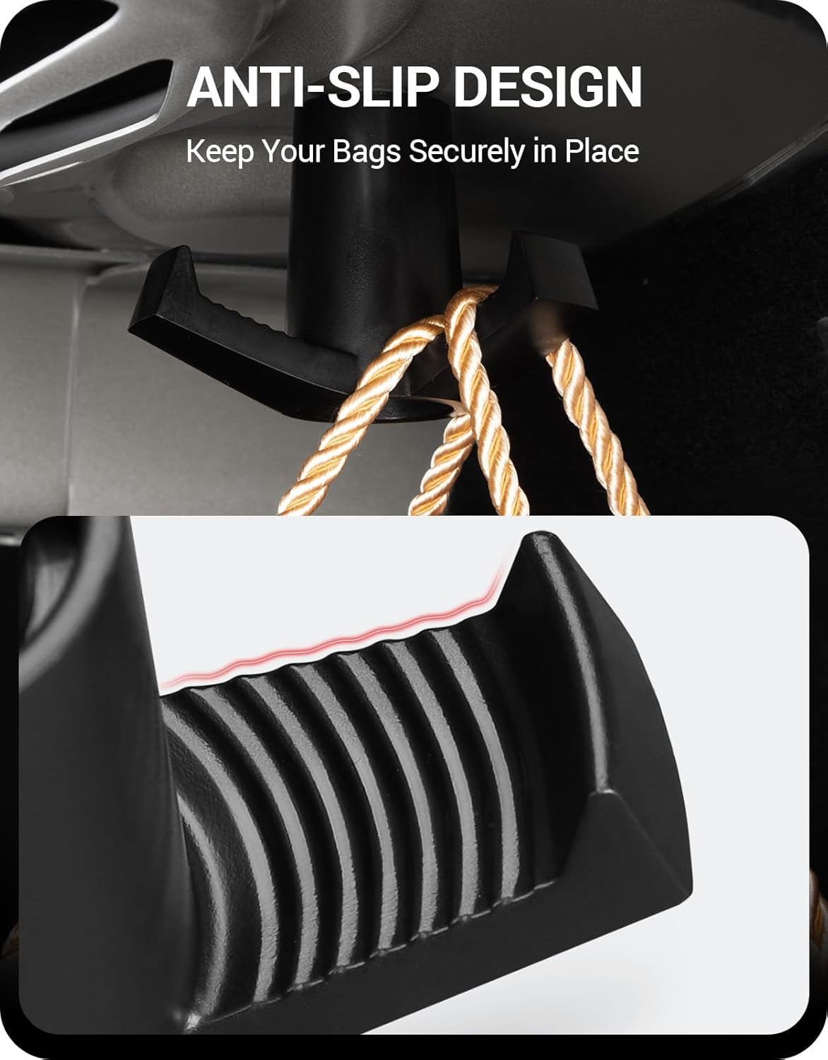 Tesla Model 3 Trunk Grocery Bag Hook Trunk Hook Model 3 Highland Accessories 2017-2025 Upgraded