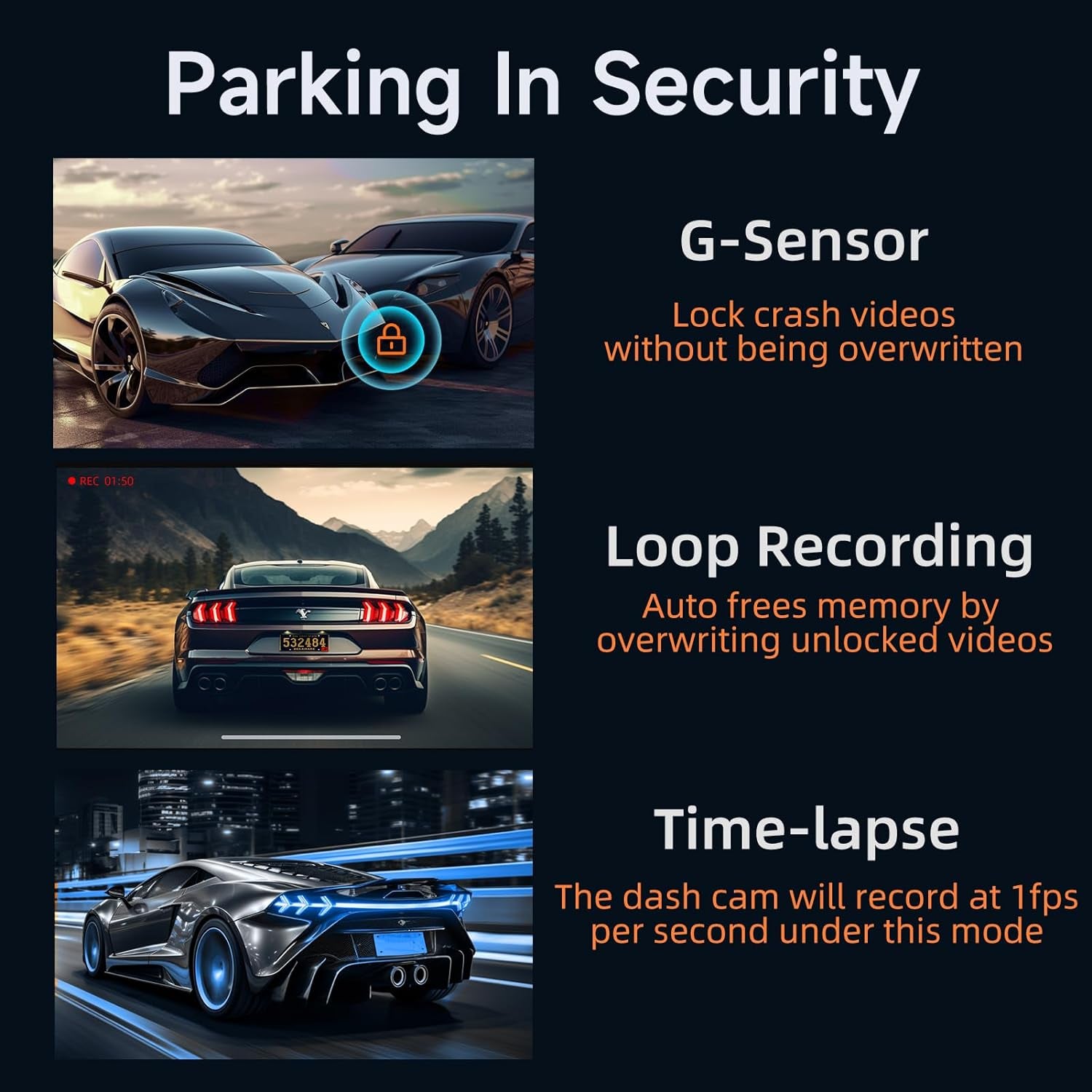 Dash Cam Front and Rear,  4K+1080P Dual Dash Camera for Cars, Built-In Wifi GPS Dashboard Camera, 2.4" IPS Screen Dashcam, 170° Wide, Night Vision, WDR, G-Sensor, 32GB SD Card Included